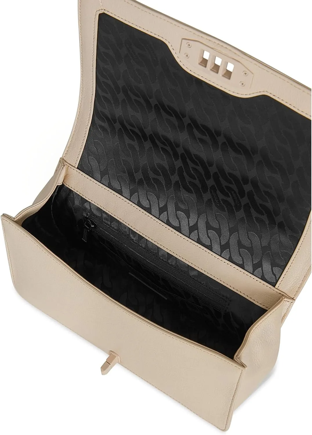 Rebecca Minkoff Chevron Quilted Love Crossbody, Stone