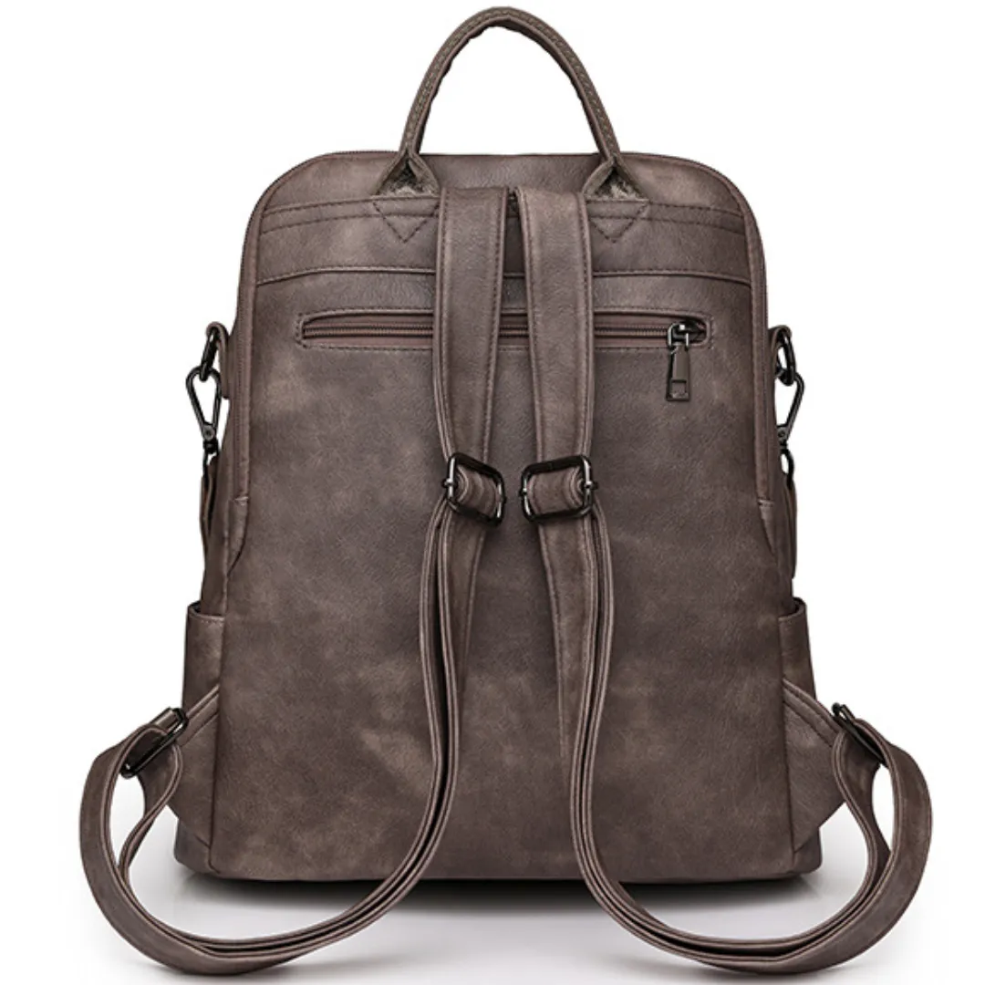 Retro Multifunctional Women's  Backpack