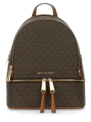 Rhea" Zipper Medium Backpack