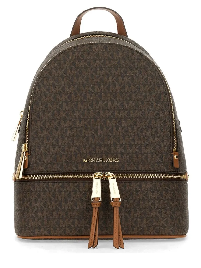 Rhea" Zipper Medium Backpack