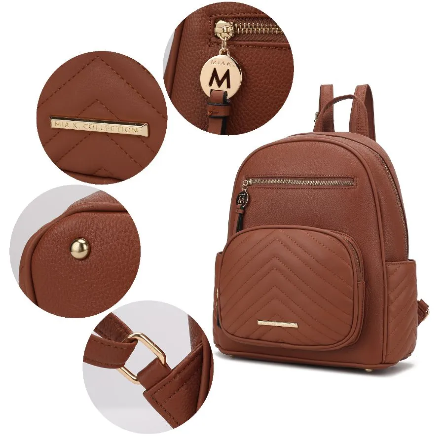 Romana Vegan Leather Womens Backpack