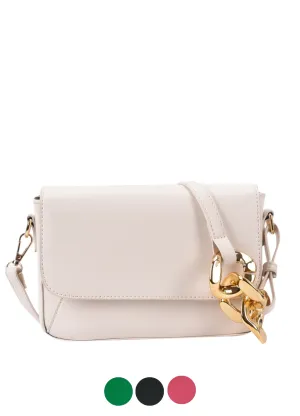 Safiro Women's Handbag Chunky Chain Leather
