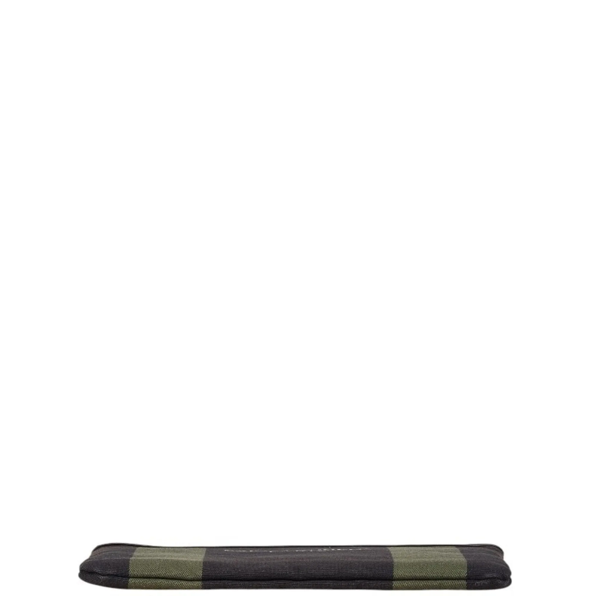 Saint Laurent  Canvas Leather Clutch Bag Pouch (Pre-Owned)