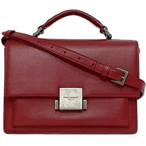 Saint Laurent Leather Clutch Bag Shoulder Bag (Pre-Owned)