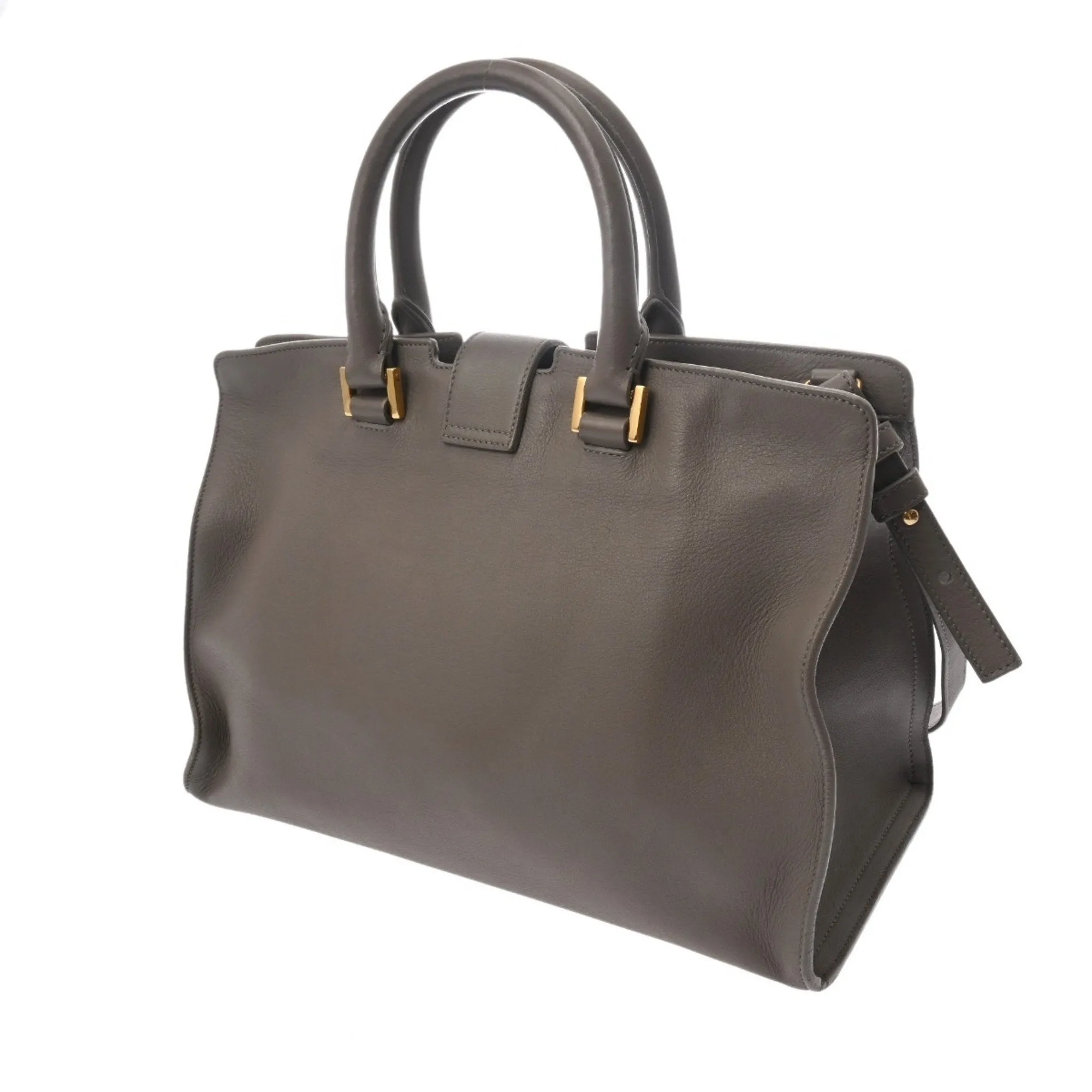 Saint Laurent Leather Handbag (Pre-Owned)