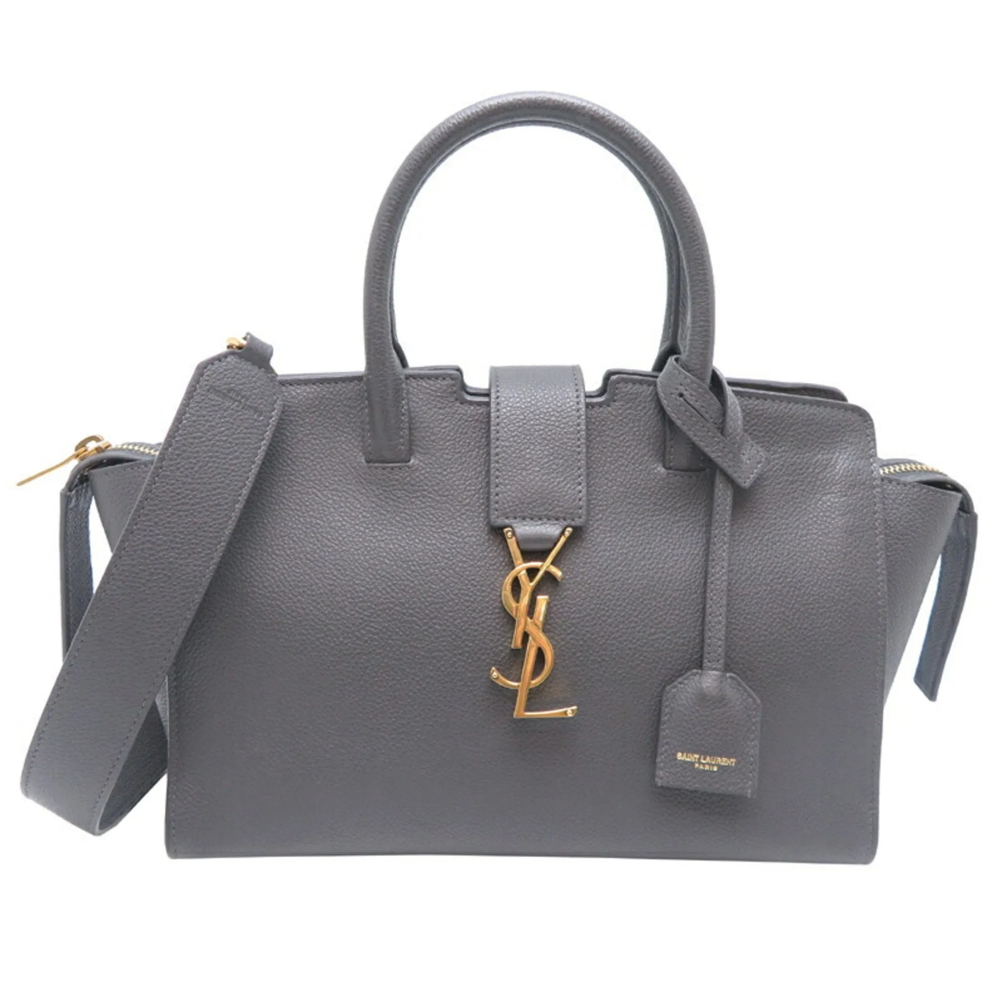 Saint Laurent Leather Handbag (Pre-Owned)