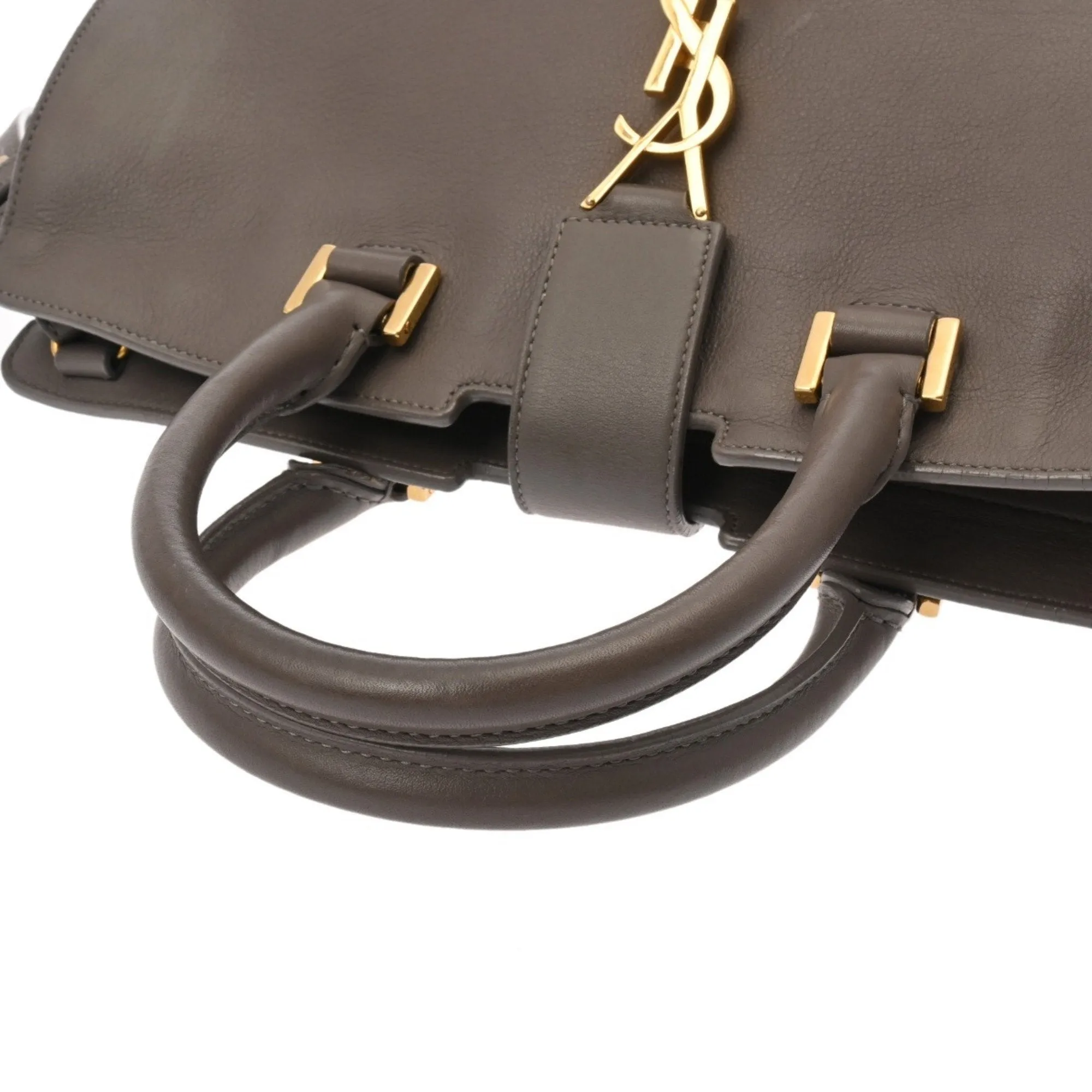 Saint Laurent Leather Handbag (Pre-Owned)