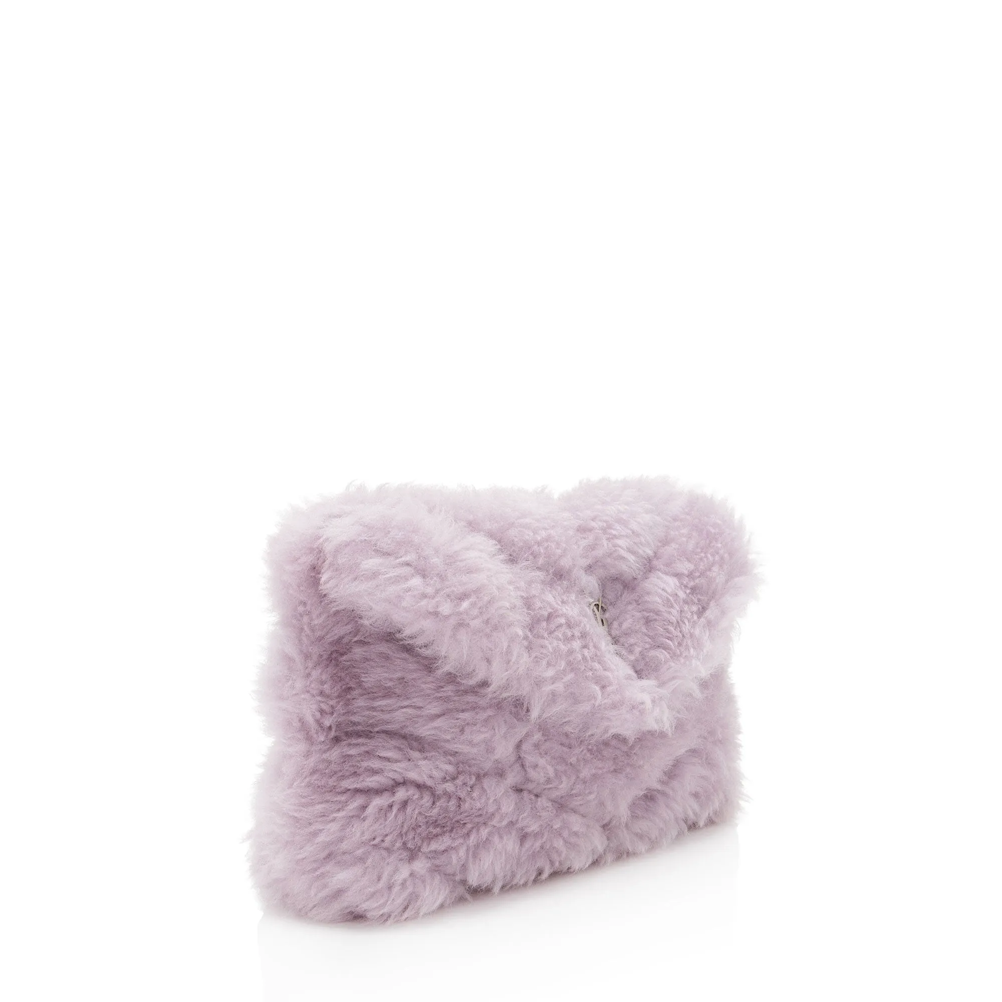 Saint Laurent Shearling Puffer LouLou Clutch