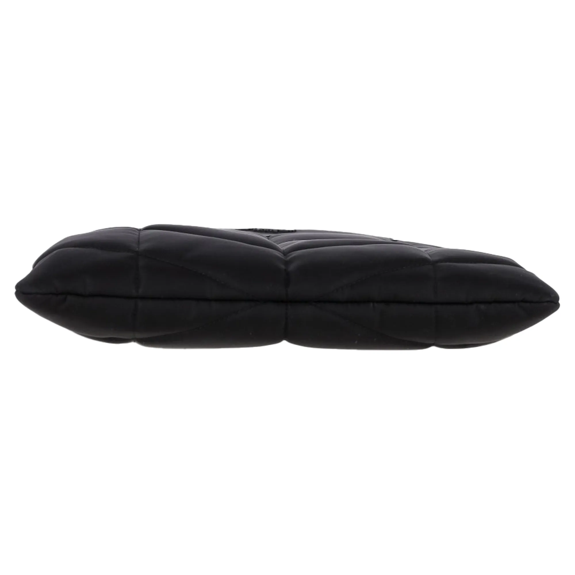 Saint Laurent Tall Puffer Tote Bag in Black Nylon
