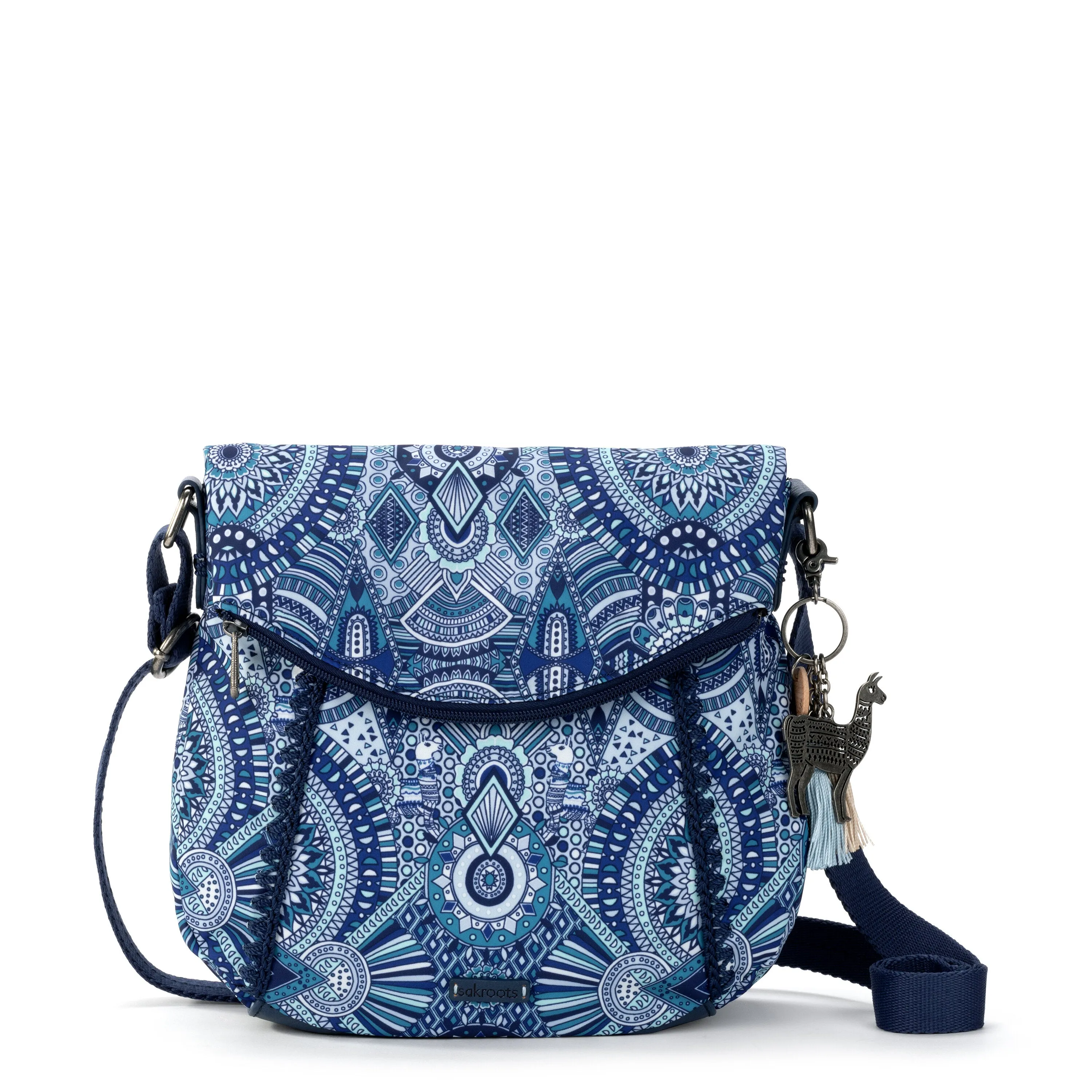 Sakroots Artist Circle Foldover Crossbody