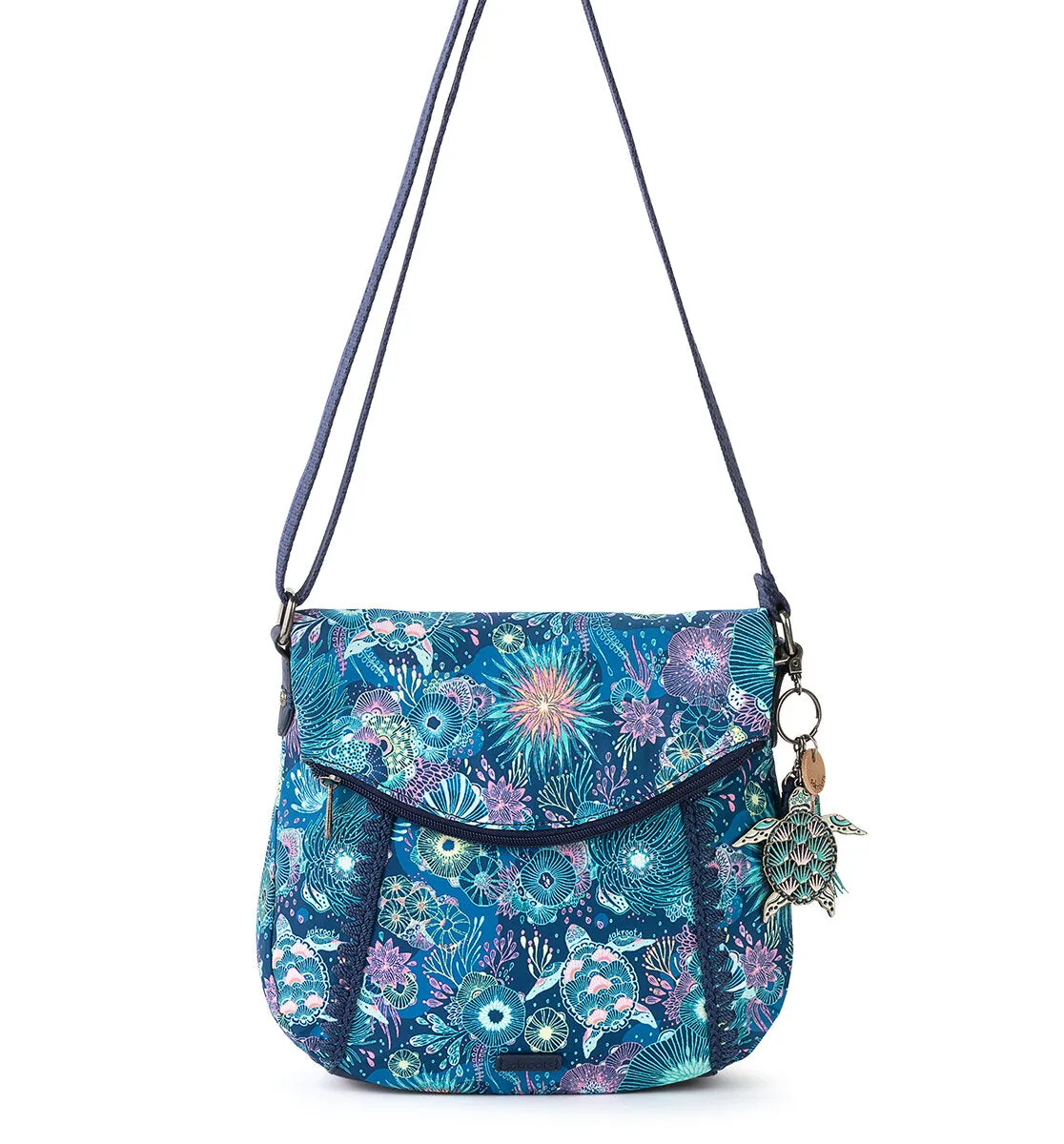 Sakroots Artist Circle Foldover Crossbody