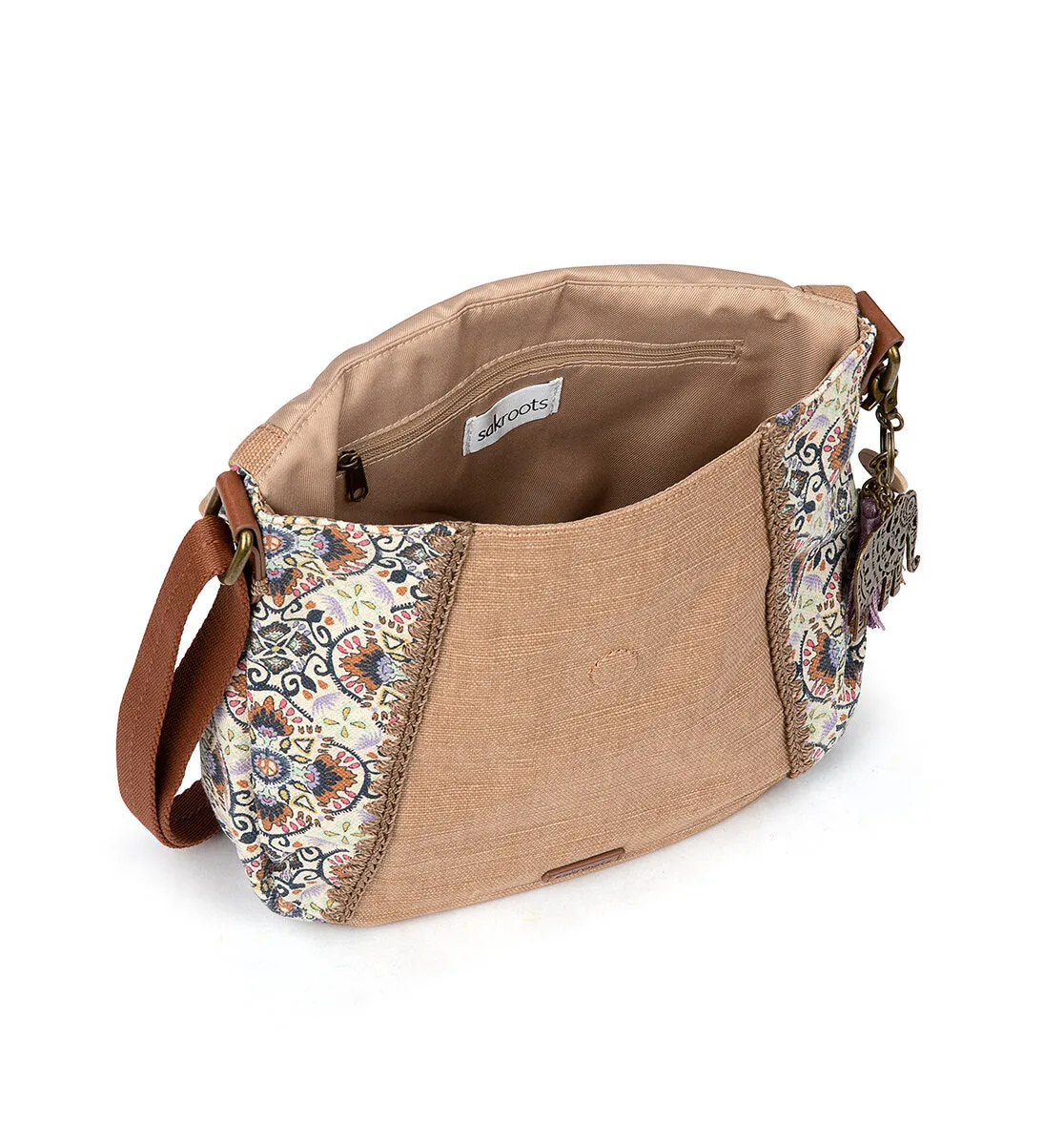 Sakroots Artist Circle Foldover Crossbody