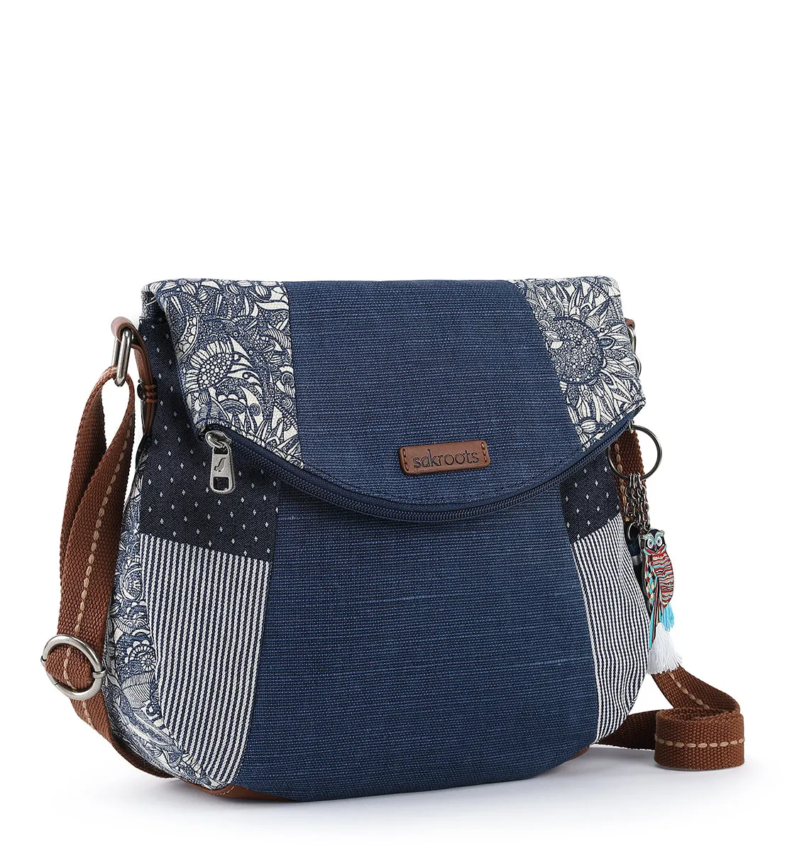 Sakroots Artist Circle Foldover Crossbody