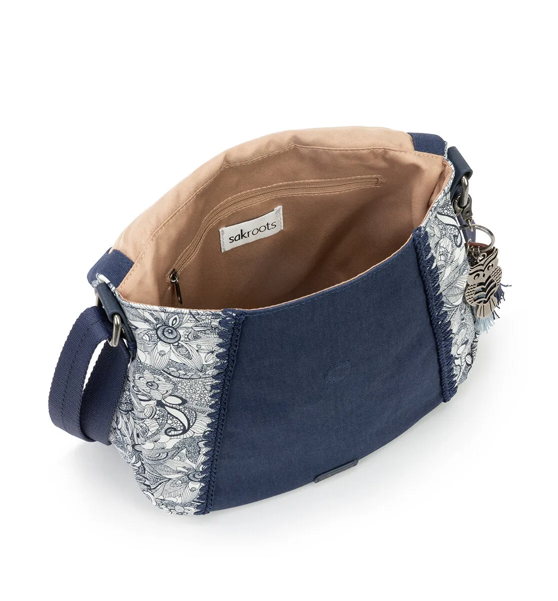 Sakroots Artist Circle Foldover Crossbody