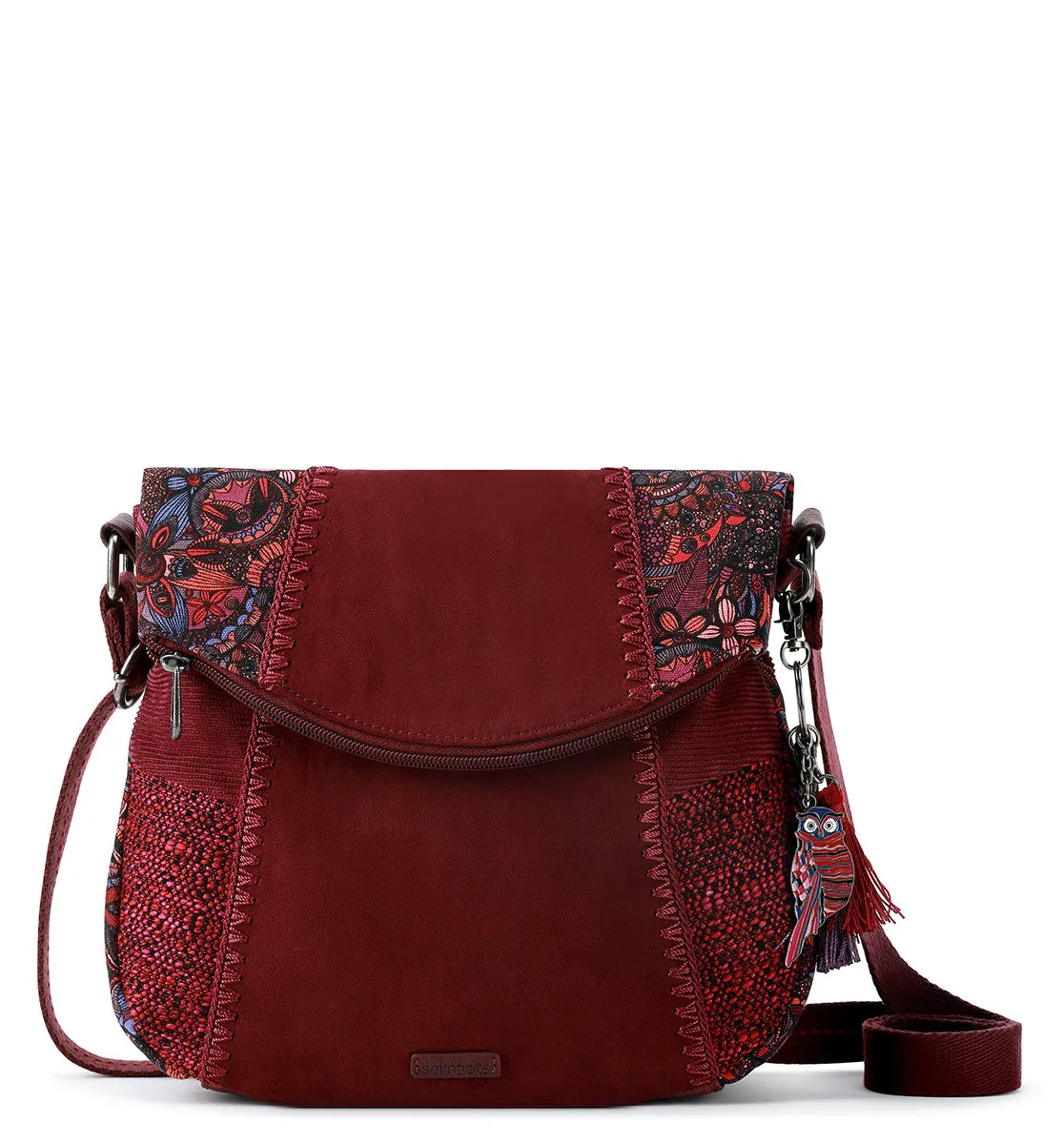 Sakroots Artist Circle Foldover Crossbody