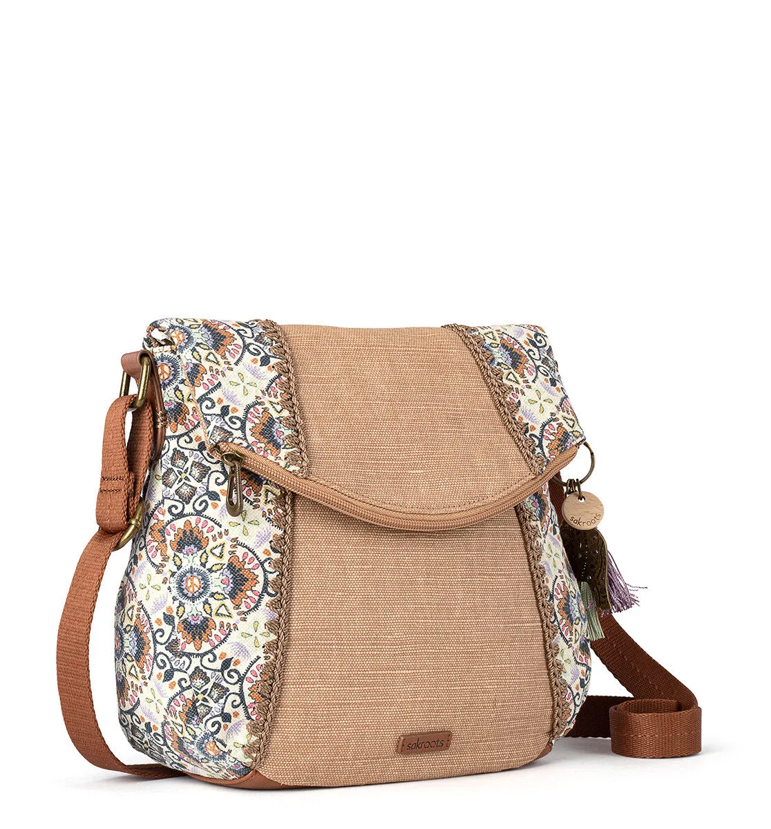Sakroots Artist Circle Foldover Crossbody