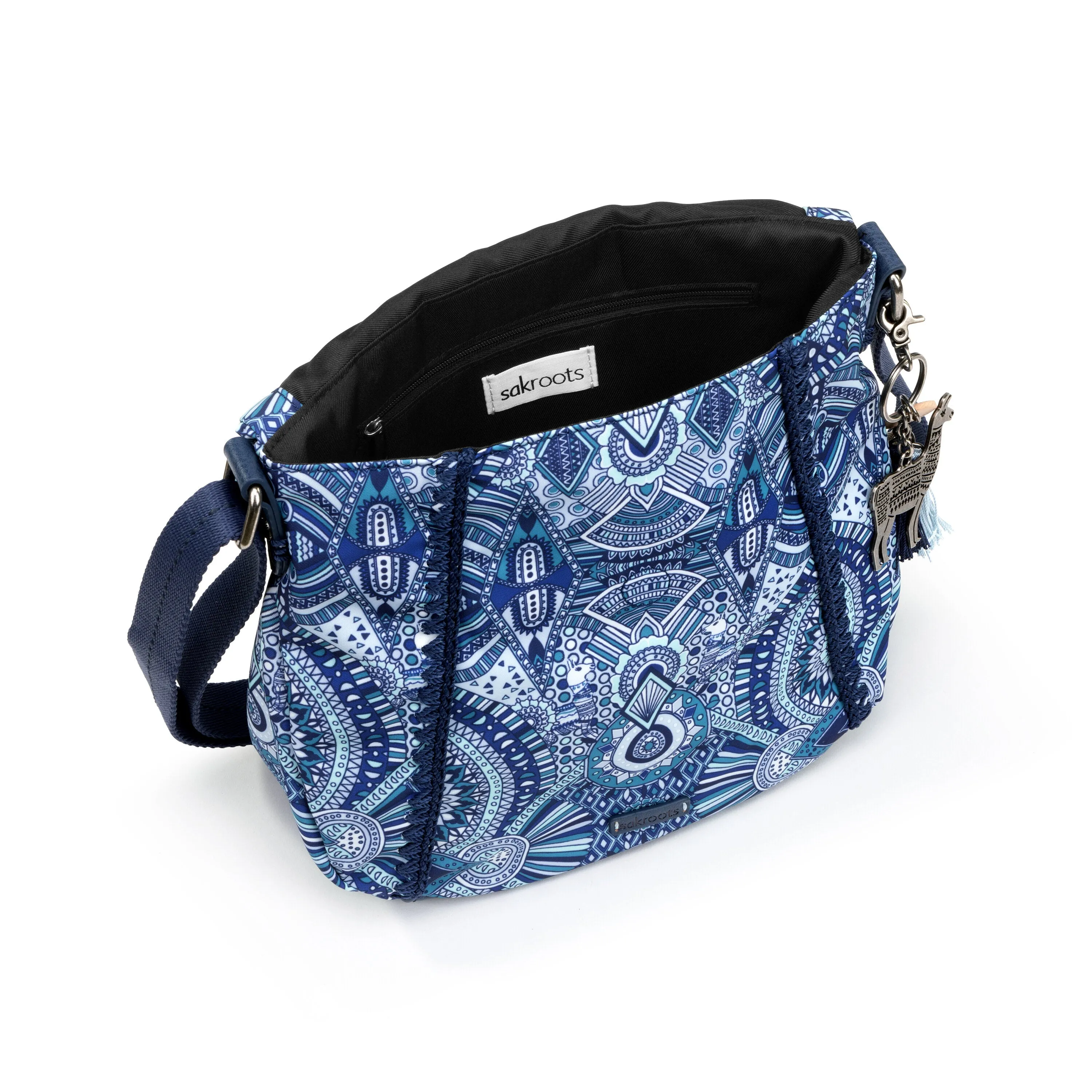 Sakroots Artist Circle Foldover Crossbody