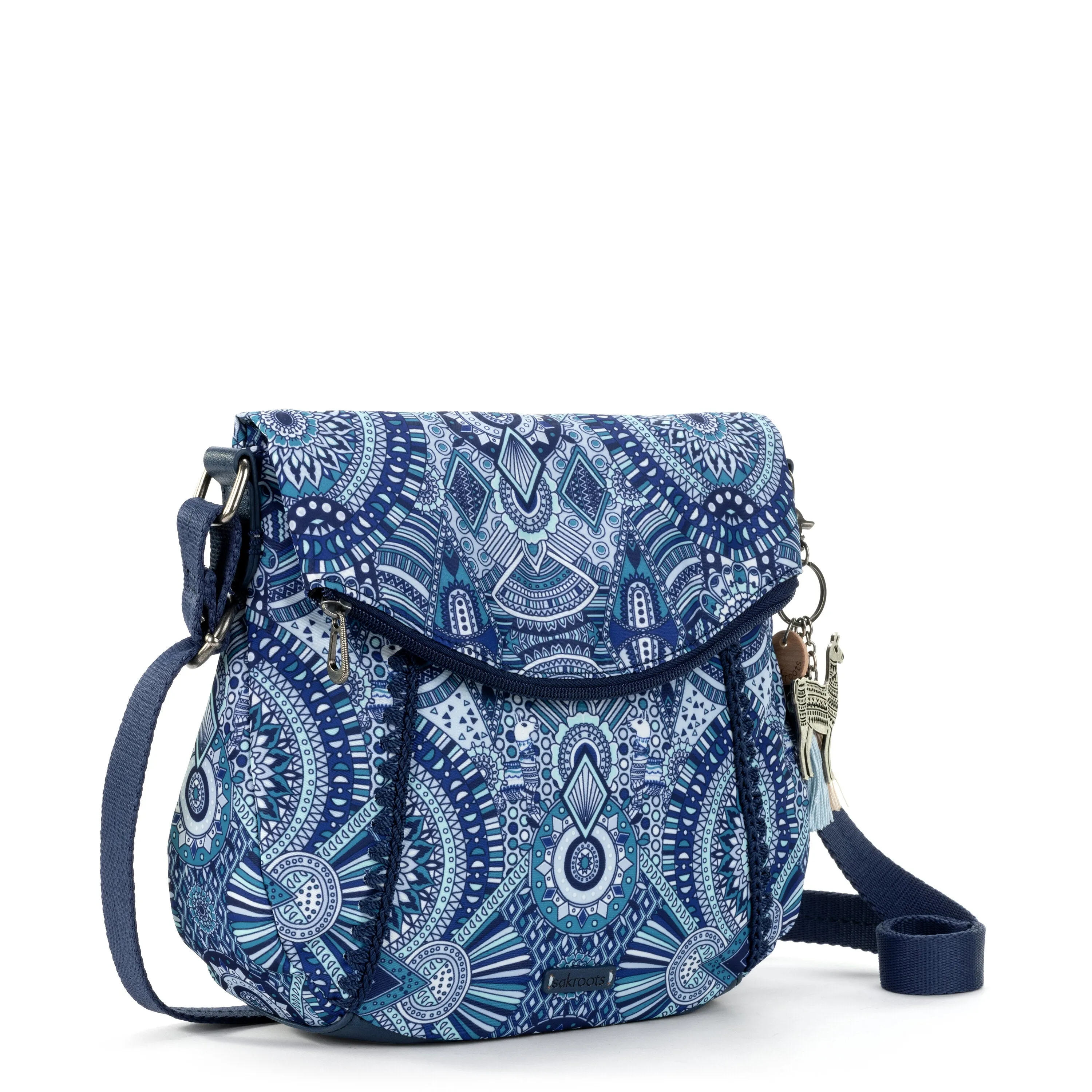 Sakroots Artist Circle Foldover Crossbody