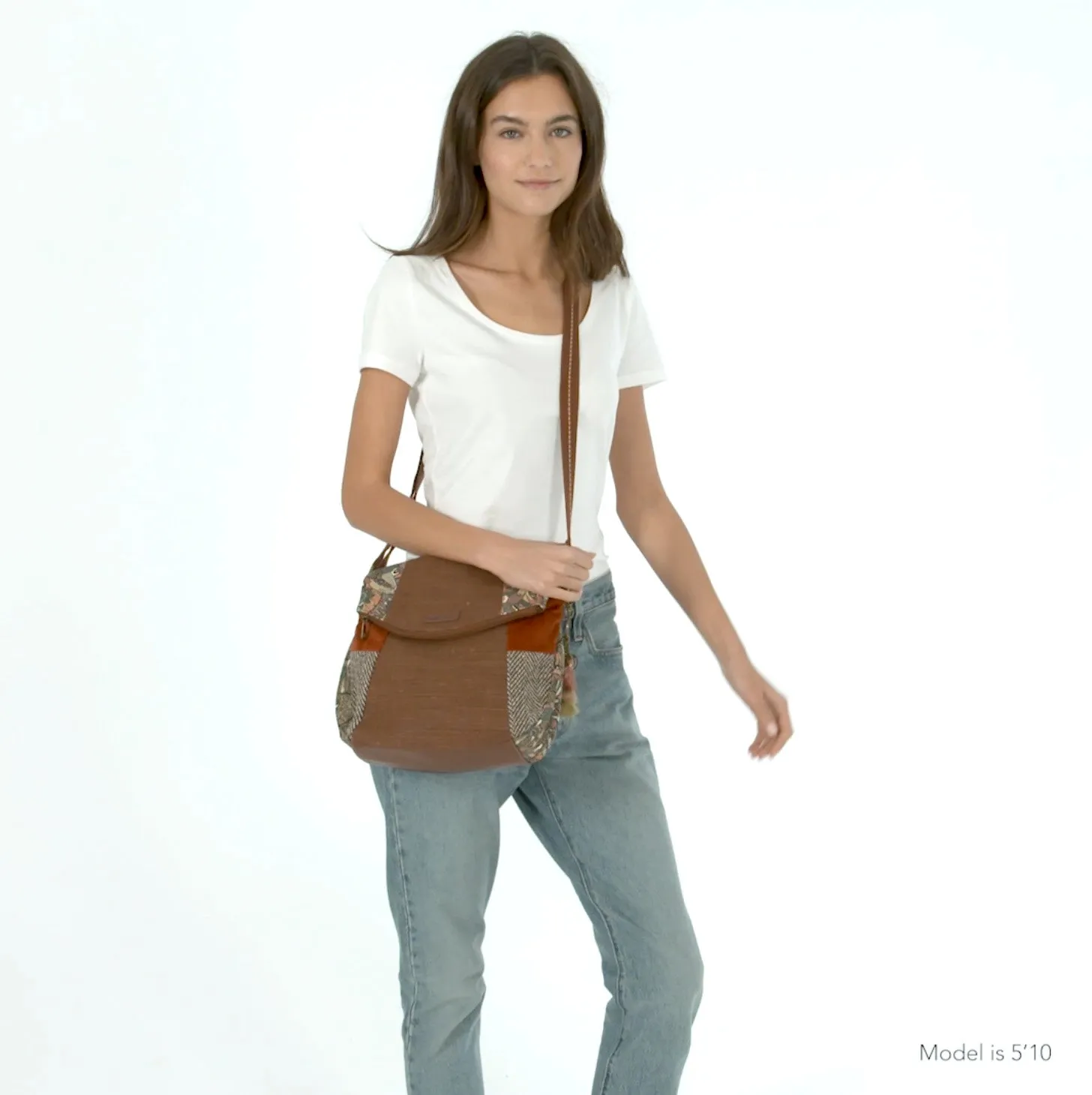 Sakroots Artist Circle Foldover Crossbody