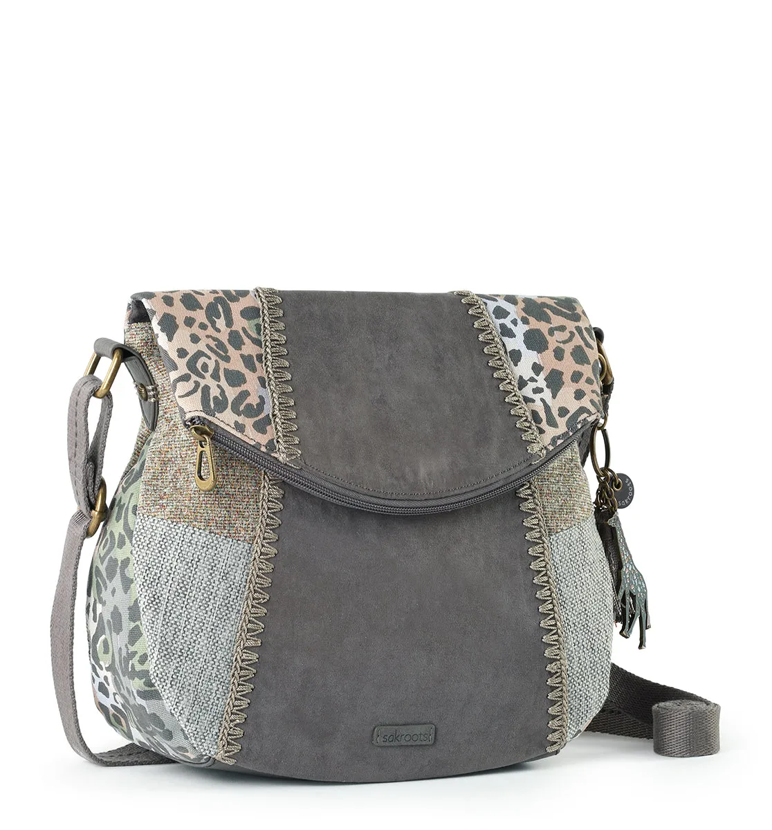 Sakroots Artist Circle Foldover Crossbody