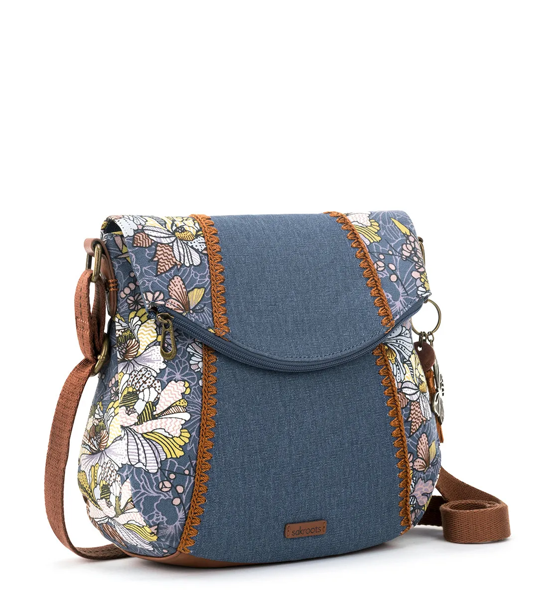 Sakroots Artist Circle Foldover Crossbody