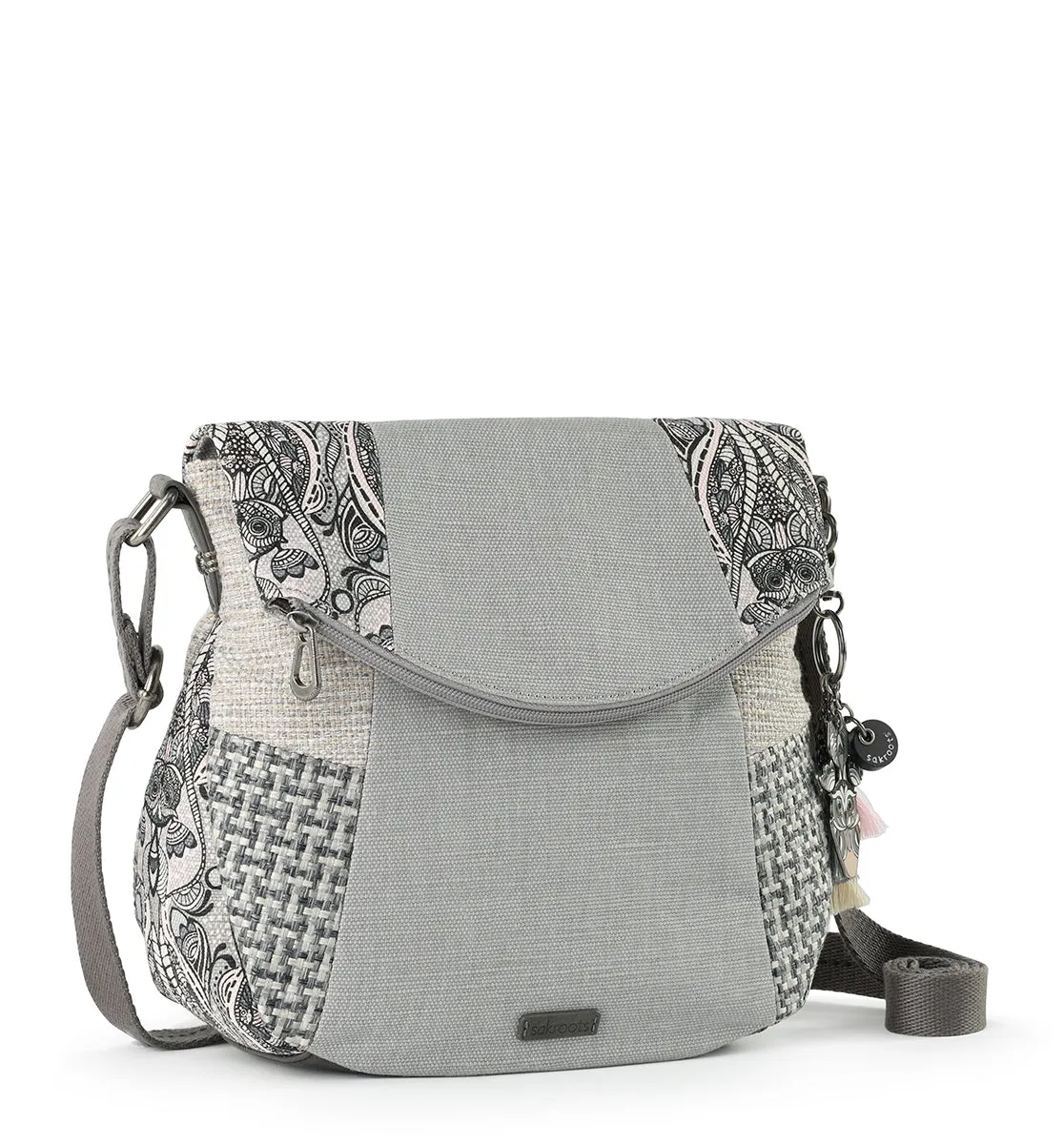 Sakroots Artist Circle Foldover Crossbody