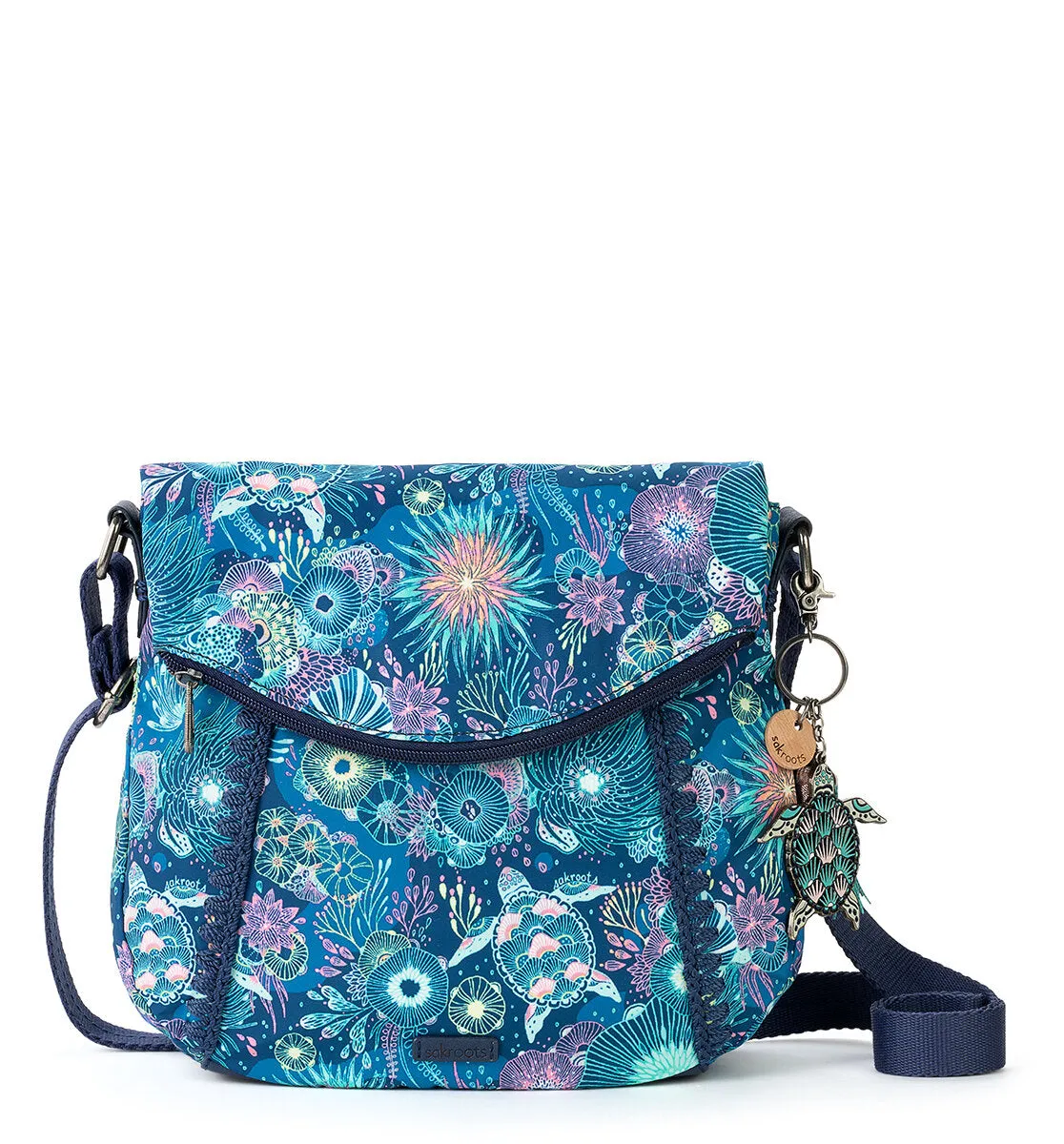 Sakroots Artist Circle Foldover Crossbody