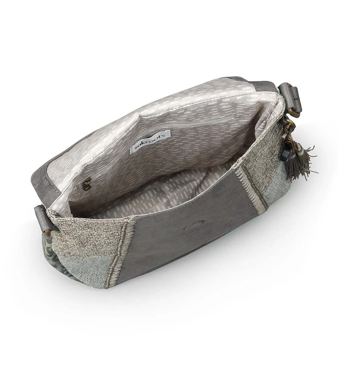 Sakroots Artist Circle Foldover Crossbody