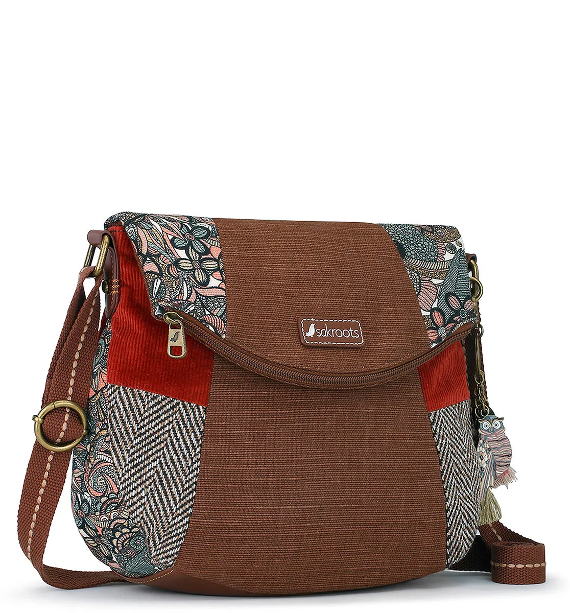 Sakroots Artist Circle Foldover Crossbody