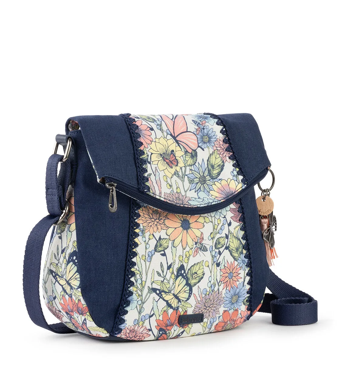 Sakroots Artist Circle Foldover Crossbody