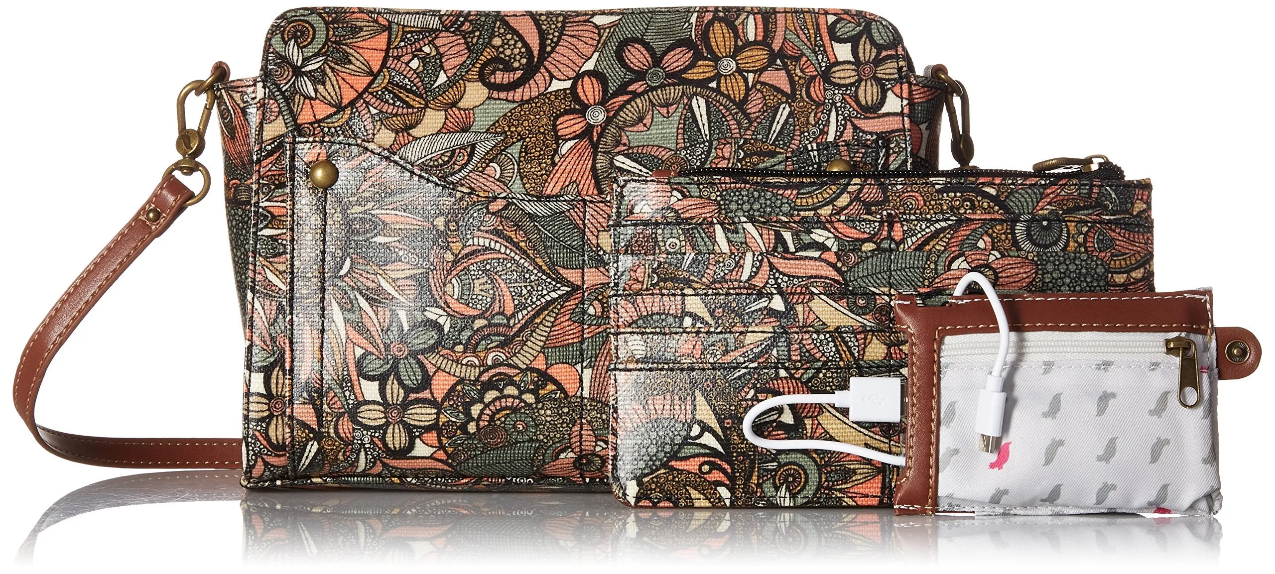 Sakroots Artist Circle Sm Chrging Crossbody