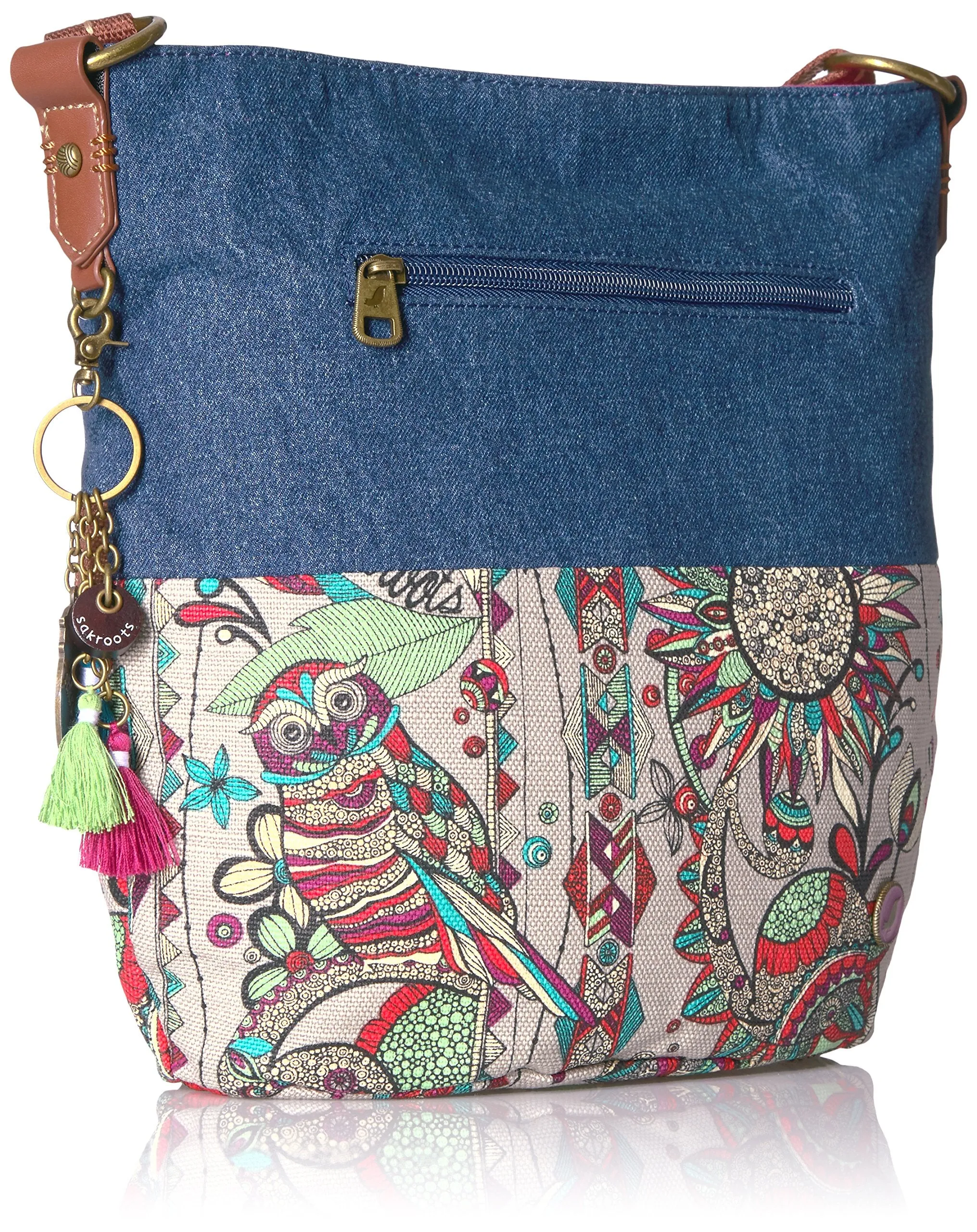 Sakroots Women's Artist Circle, Charcoal Spirit Desert