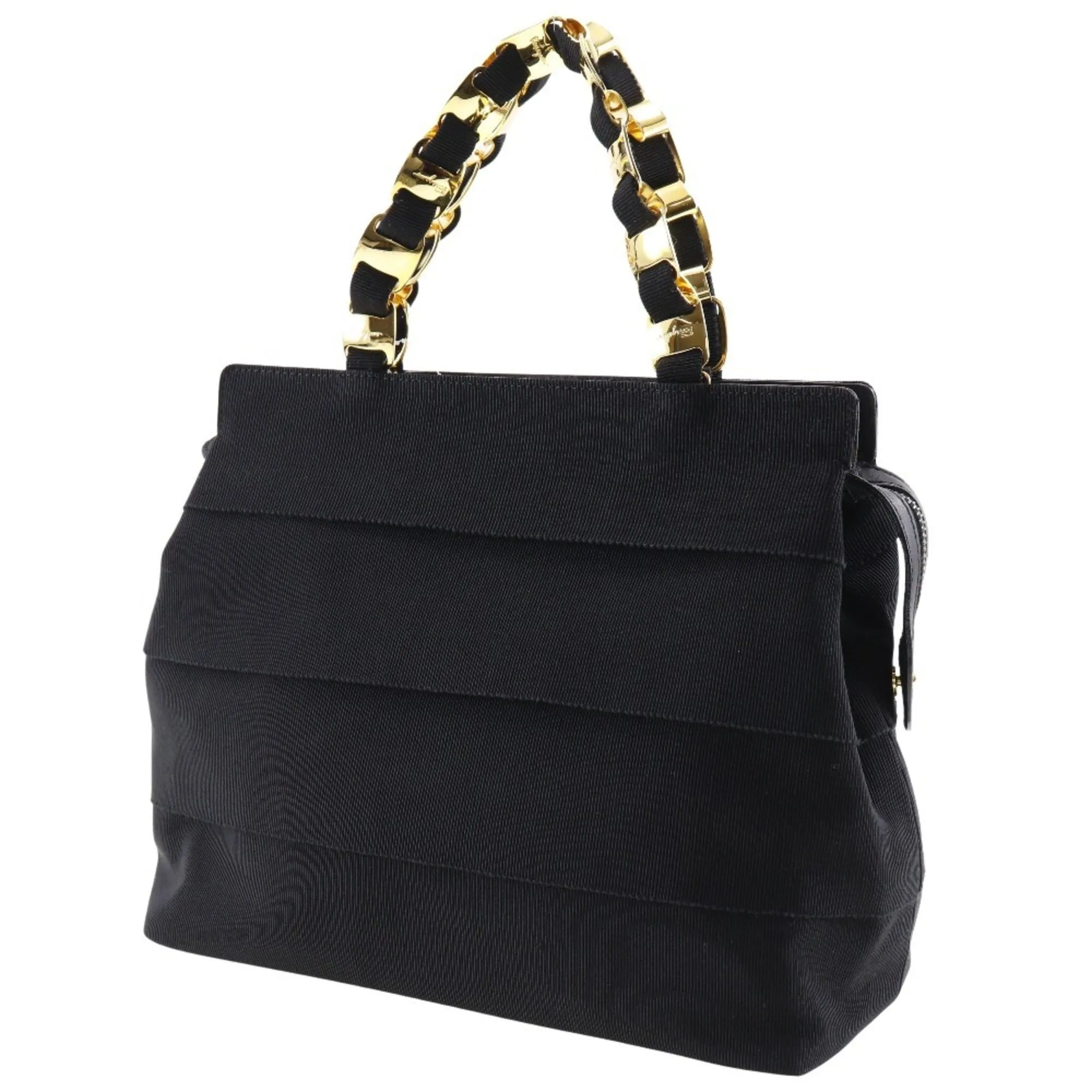Salvatore Ferragamo  Canvas Handbag (Pre-Owned)