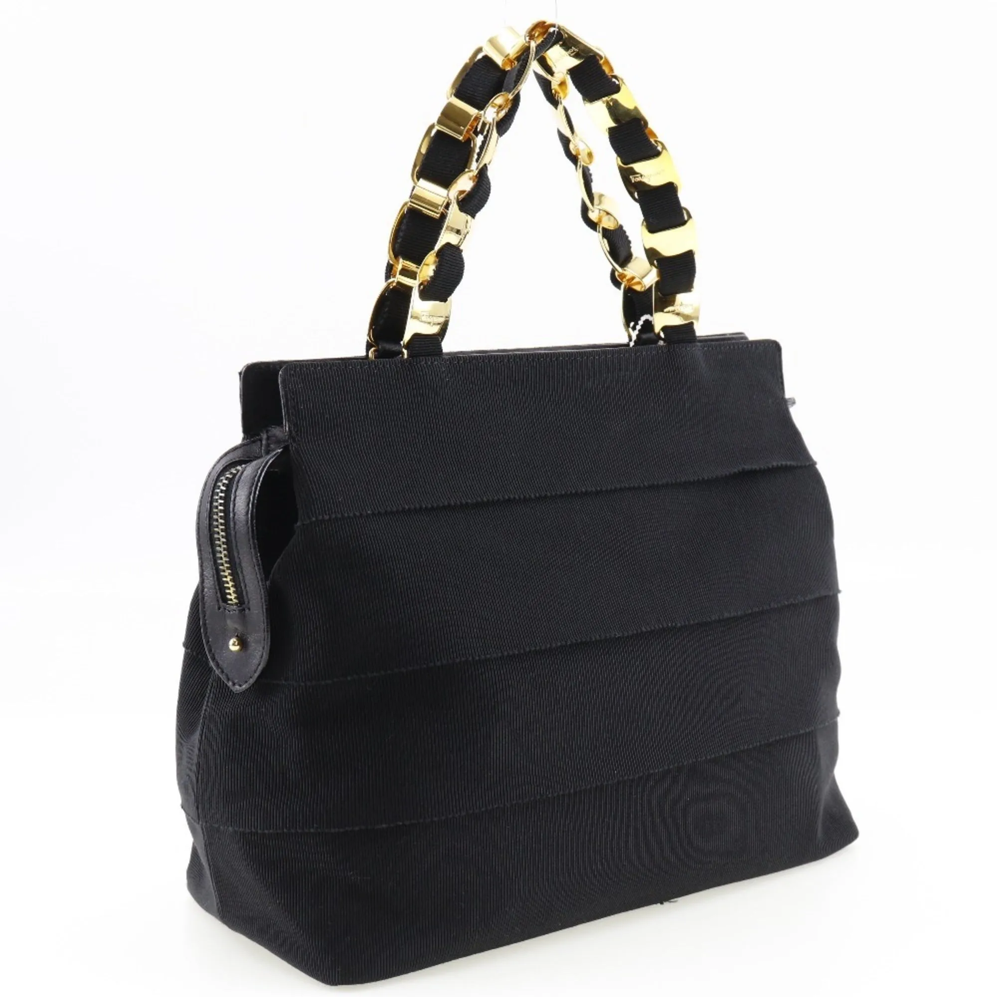 Salvatore Ferragamo  Canvas Handbag (Pre-Owned)