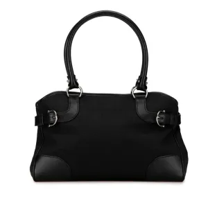 Salvatore Ferragamo  Canvas Leather Handbag Tote Bag (Pre-Owned)