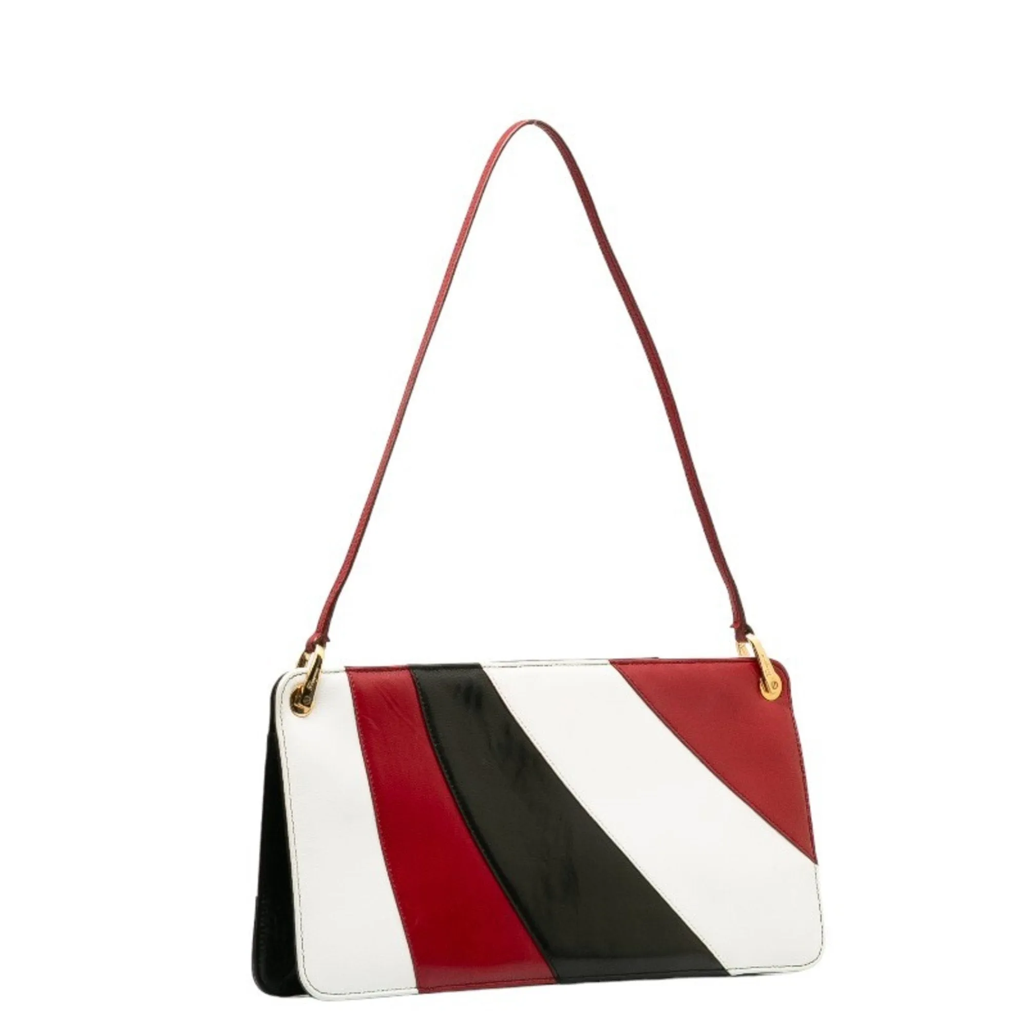 Salvatore Ferragamo  Color Leather Pouch (Pre-Owned)