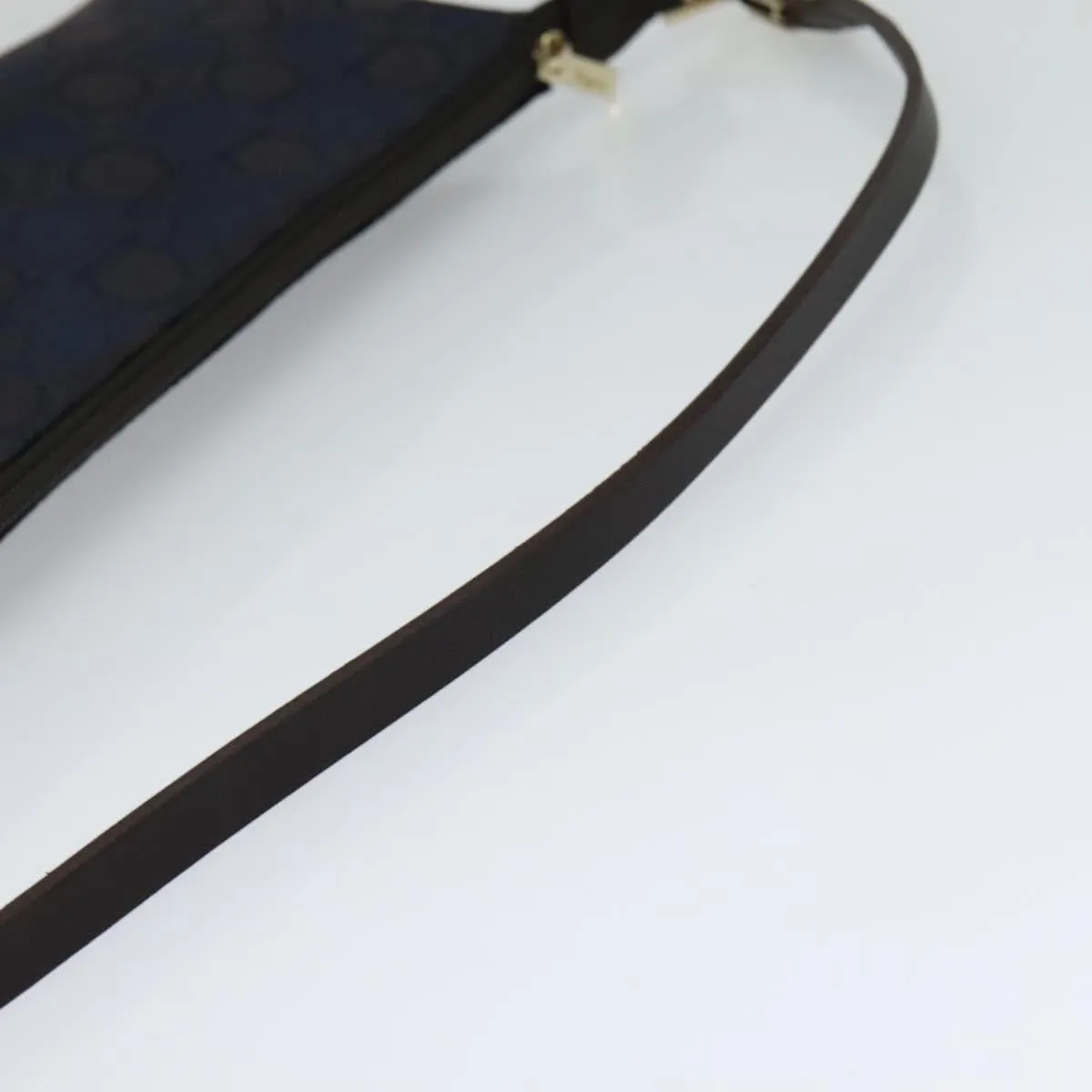 Salvatore Ferragamo Gancini Canvas Handbag (Pre-Owned)