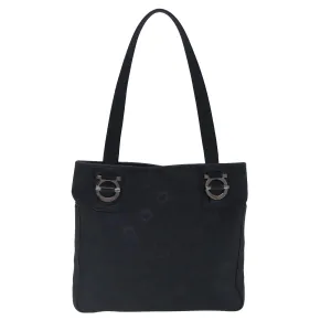 Salvatore Ferragamo Gancini  Canvas Tote Bag (Pre-Owned)