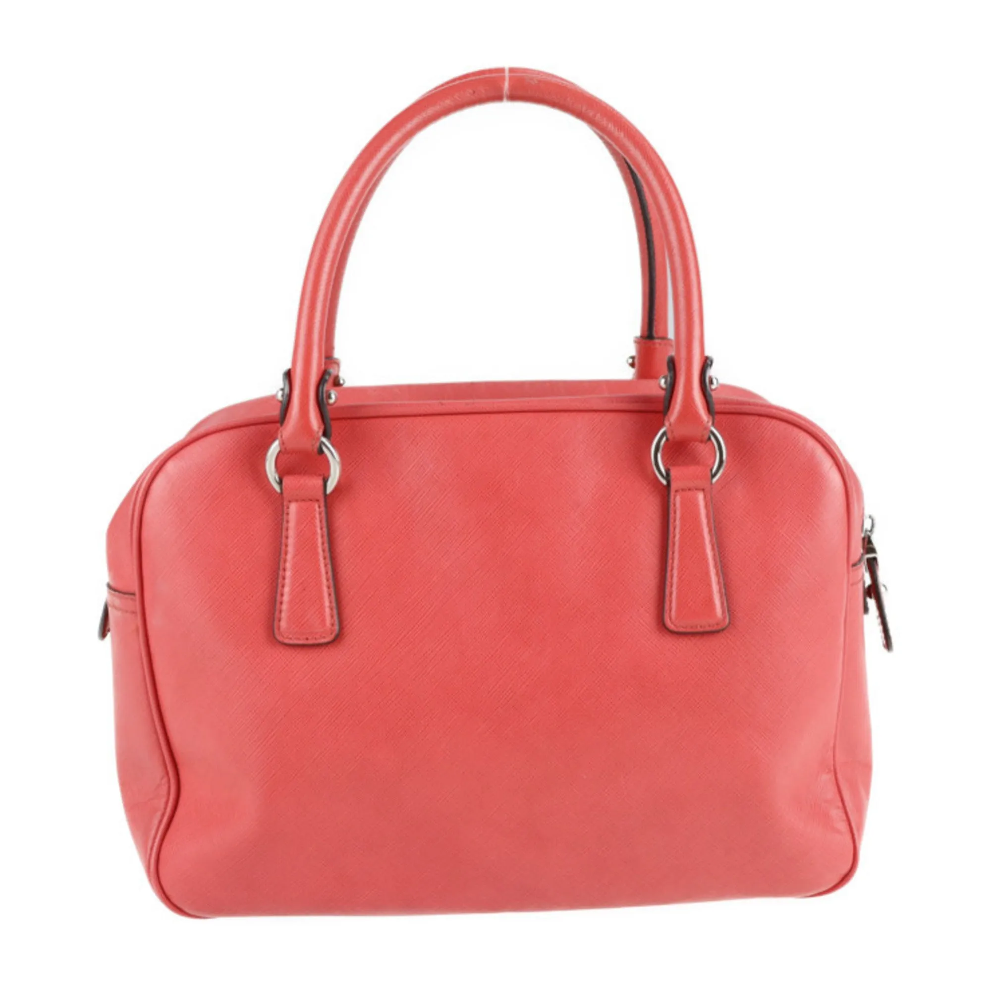 Salvatore Ferragamo Gancini  Leather Boston Bag Handbag Shopping Bag Tote Bag (Pre-Owned)