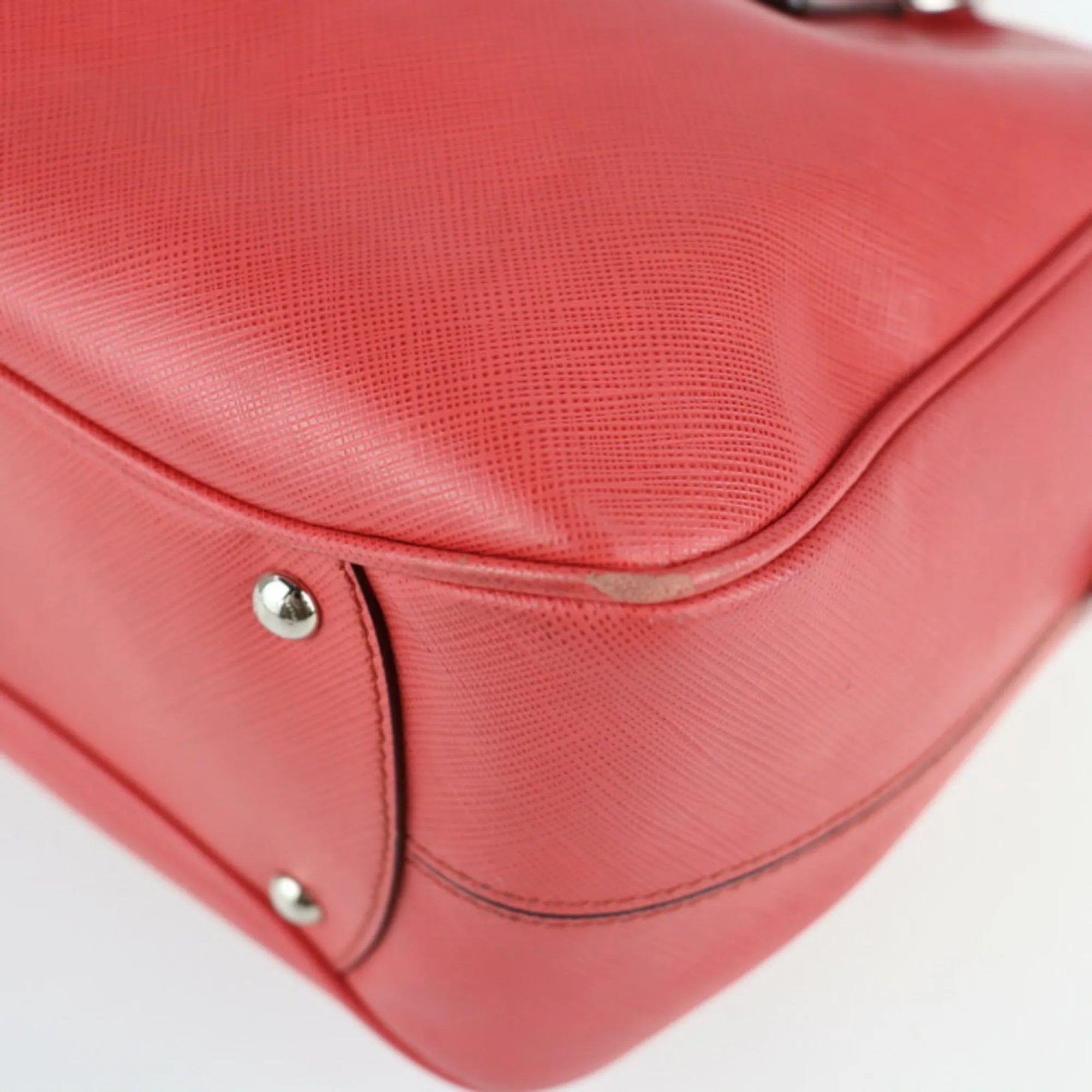 Salvatore Ferragamo Gancini  Leather Boston Bag Handbag Shopping Bag Tote Bag (Pre-Owned)