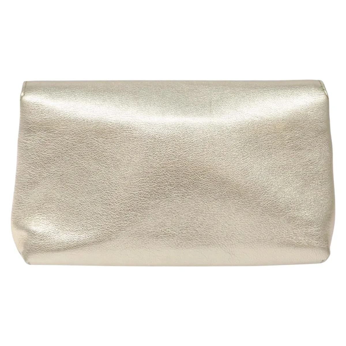 Salvatore Ferragamo Gancini Leather Clutch Bag (Pre-Owned)