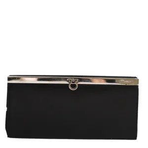 Salvatore Ferragamo Gancini  Leather Clutch Bag (Pre-Owned)