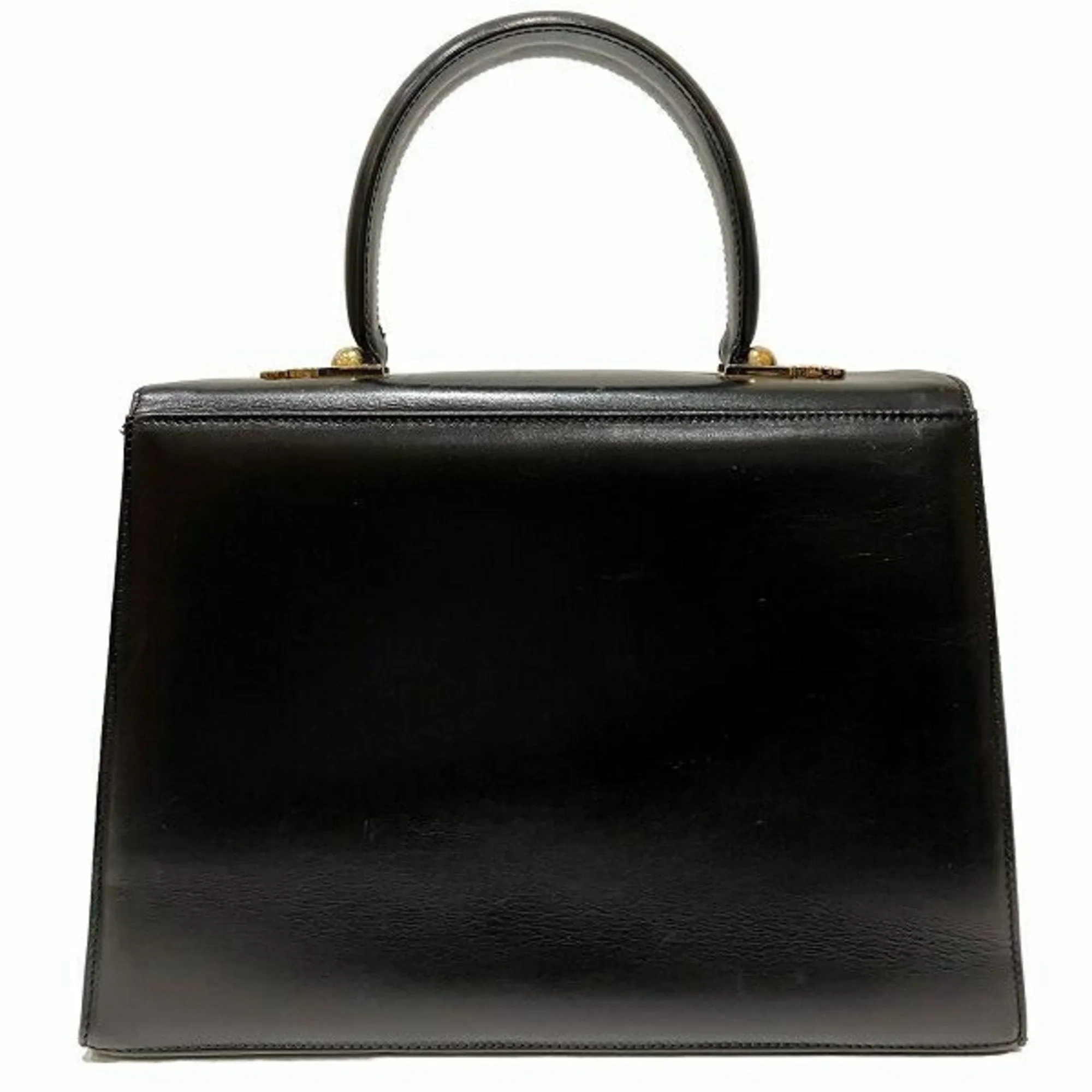 Salvatore Ferragamo Gancini  Leather Handbag (Pre-Owned)