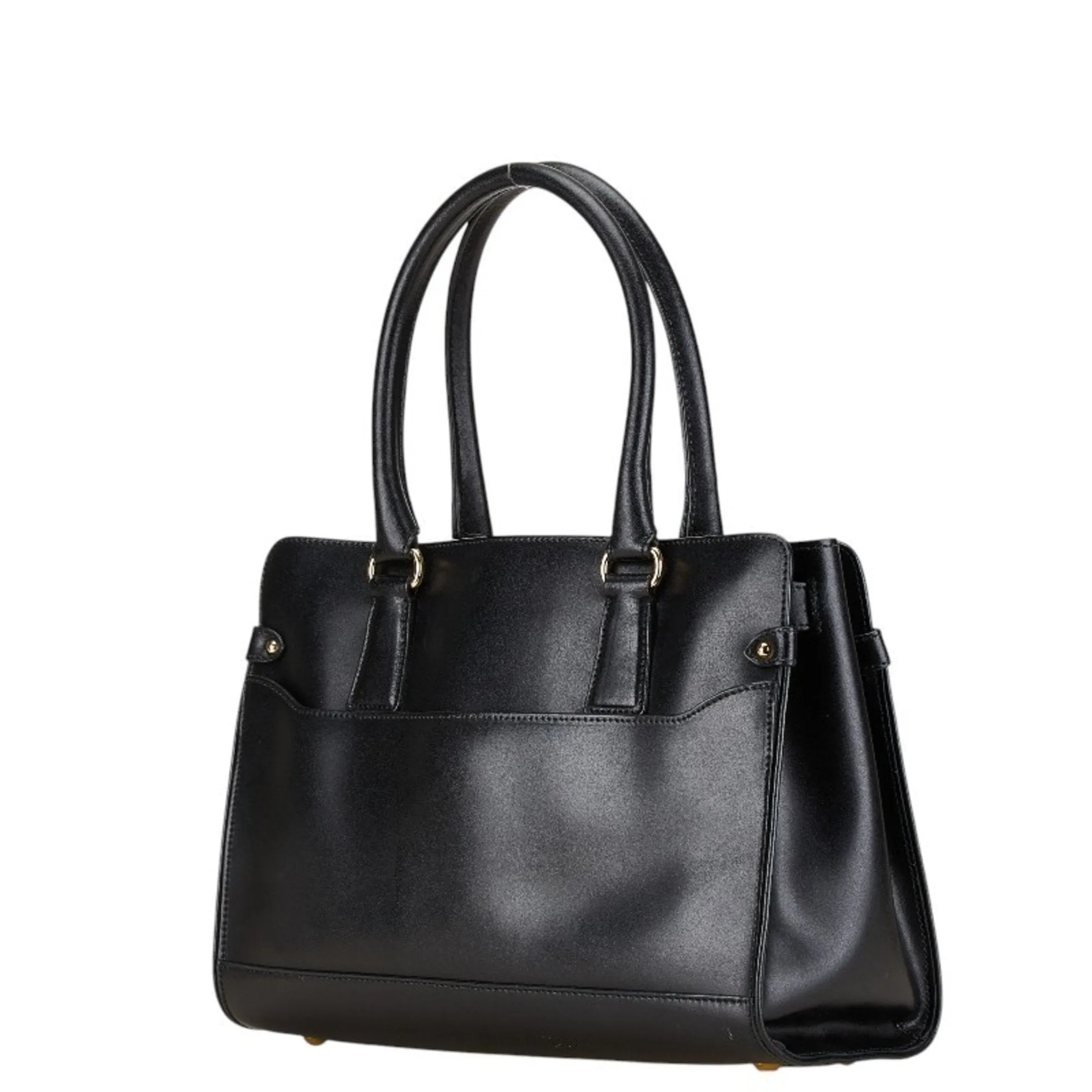 Salvatore Ferragamo Gancini  Leather Handbag (Pre-Owned)
