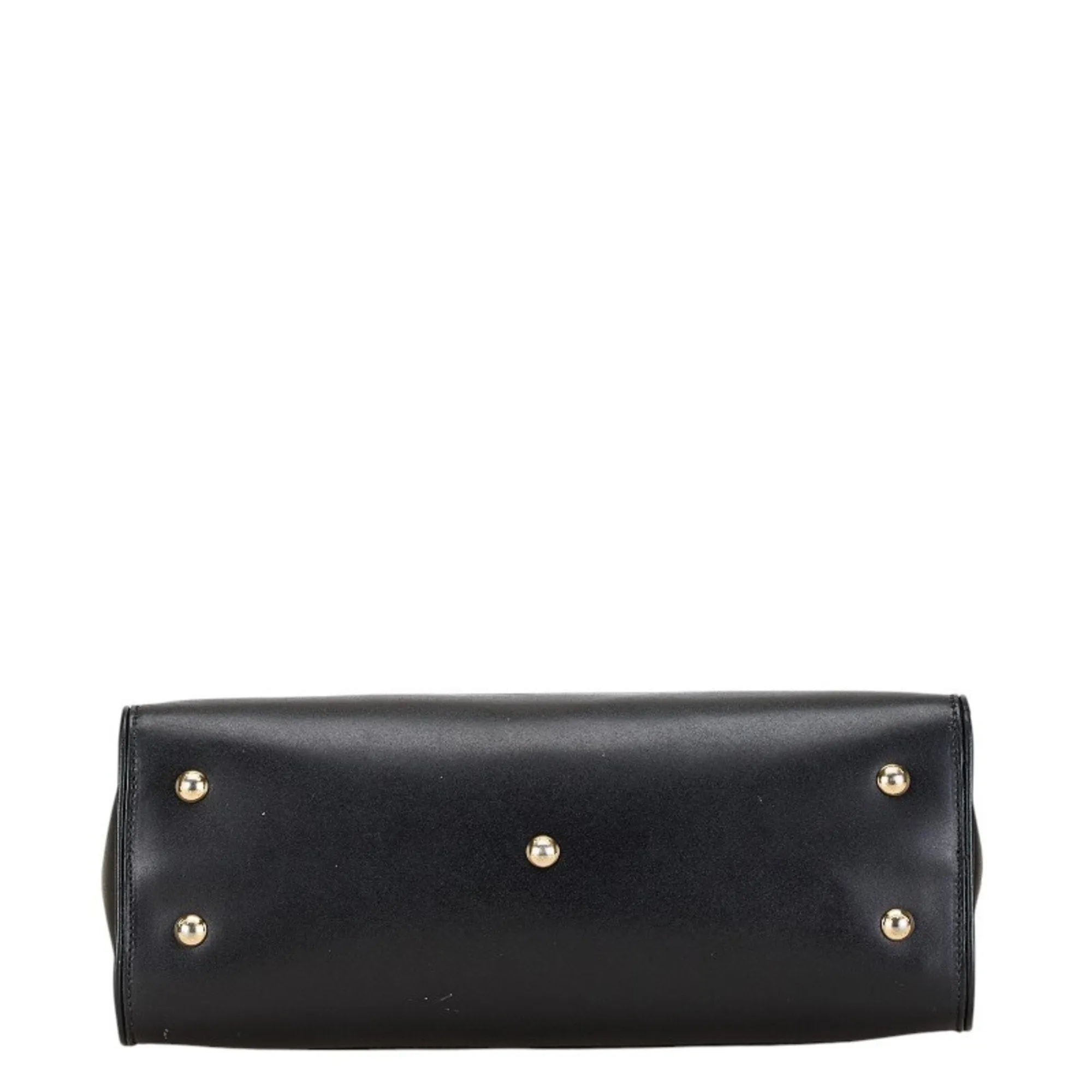 Salvatore Ferragamo Gancini  Leather Handbag (Pre-Owned)