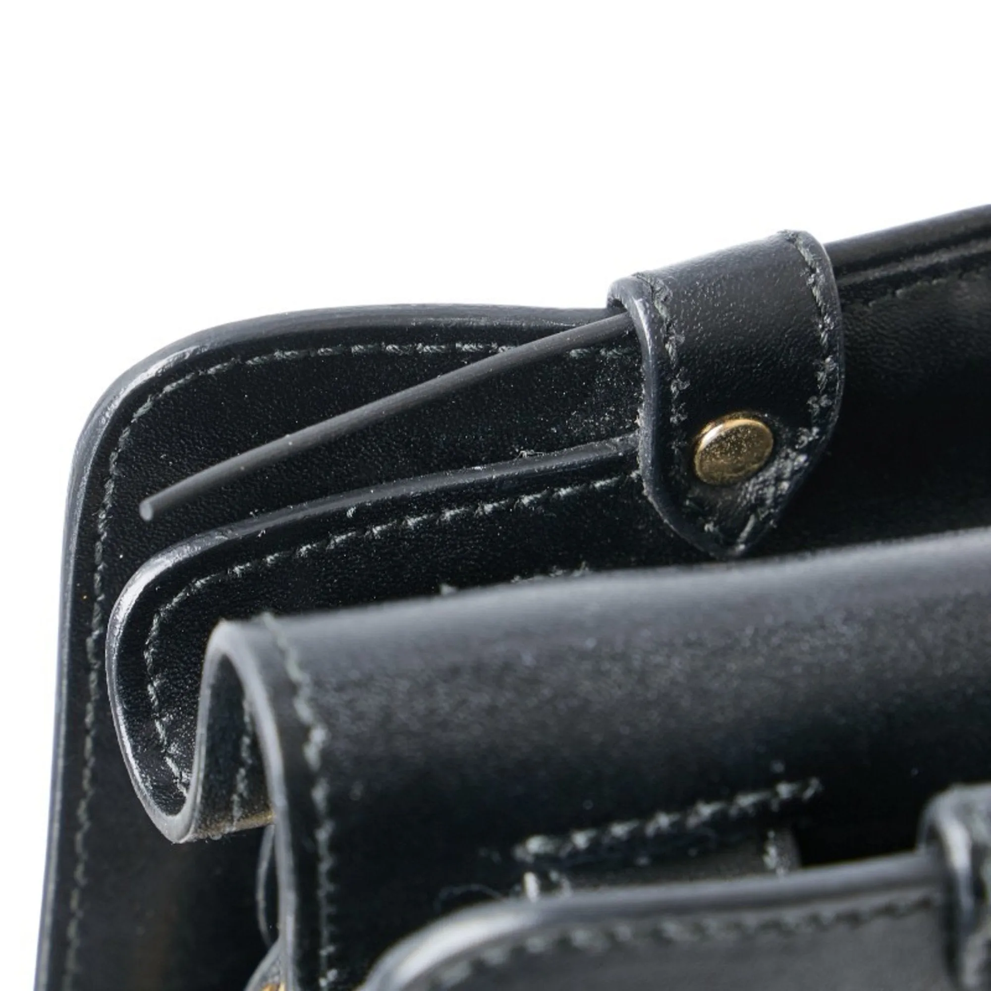 Salvatore Ferragamo Gancini  Leather Handbag (Pre-Owned)