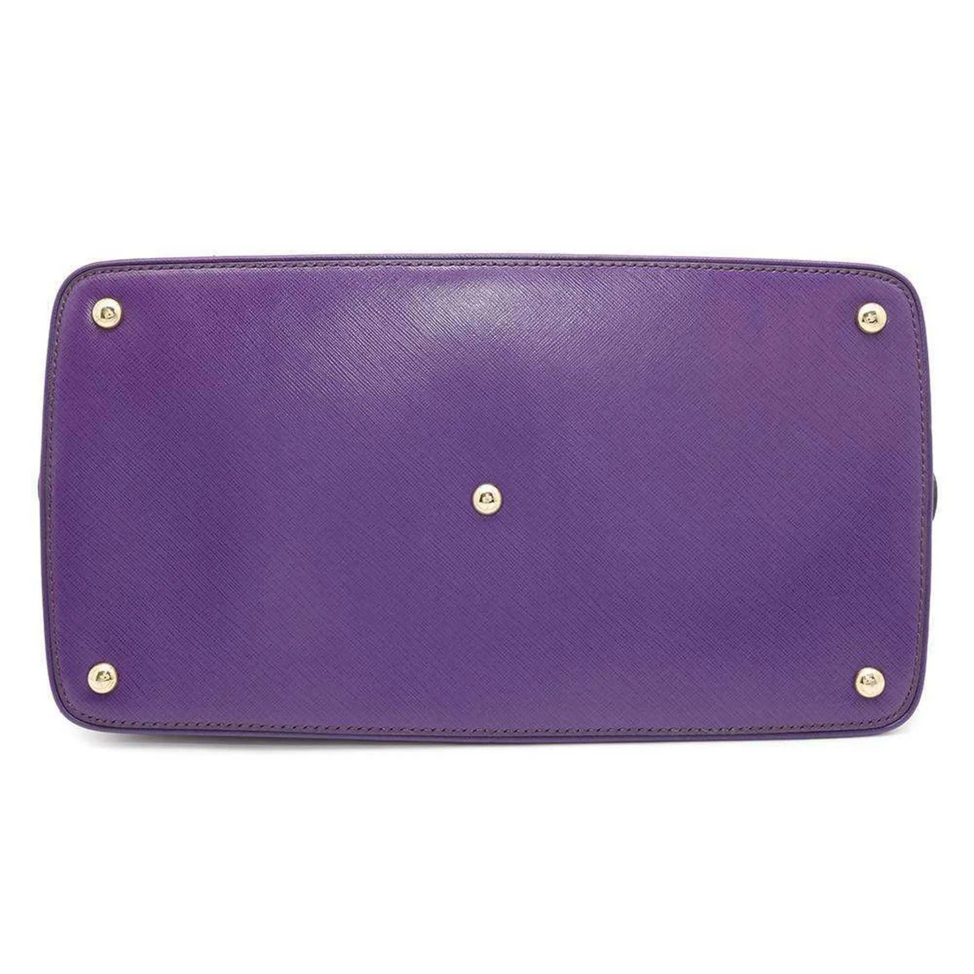 Salvatore Ferragamo Gancini Leather Handbag (Pre-Owned)