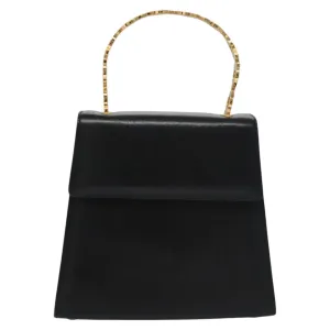 Salvatore Ferragamo Gancini Leather Handbag (Pre-Owned)