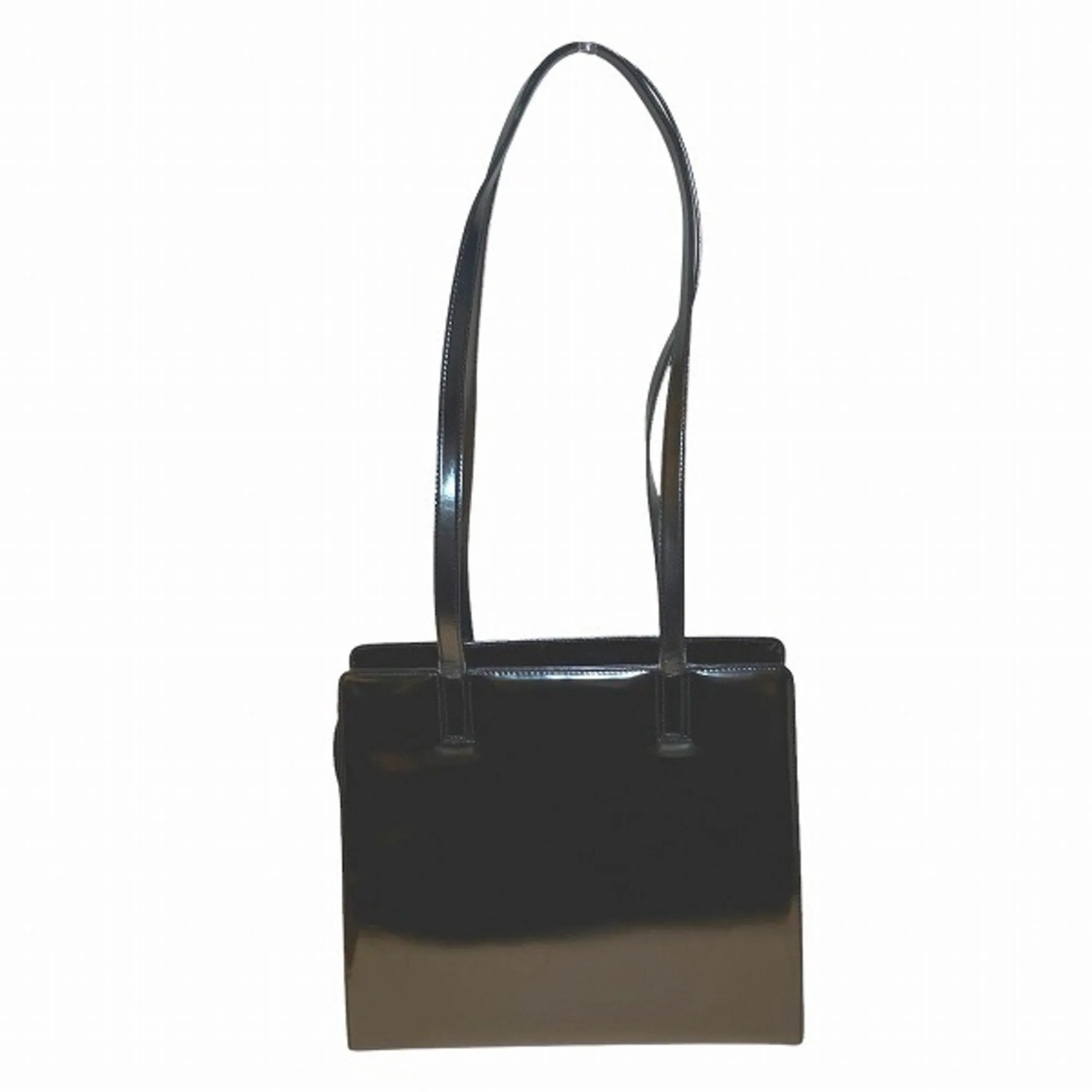Salvatore Ferragamo Gancini  Leather Handbag Tote Bag (Pre-Owned)