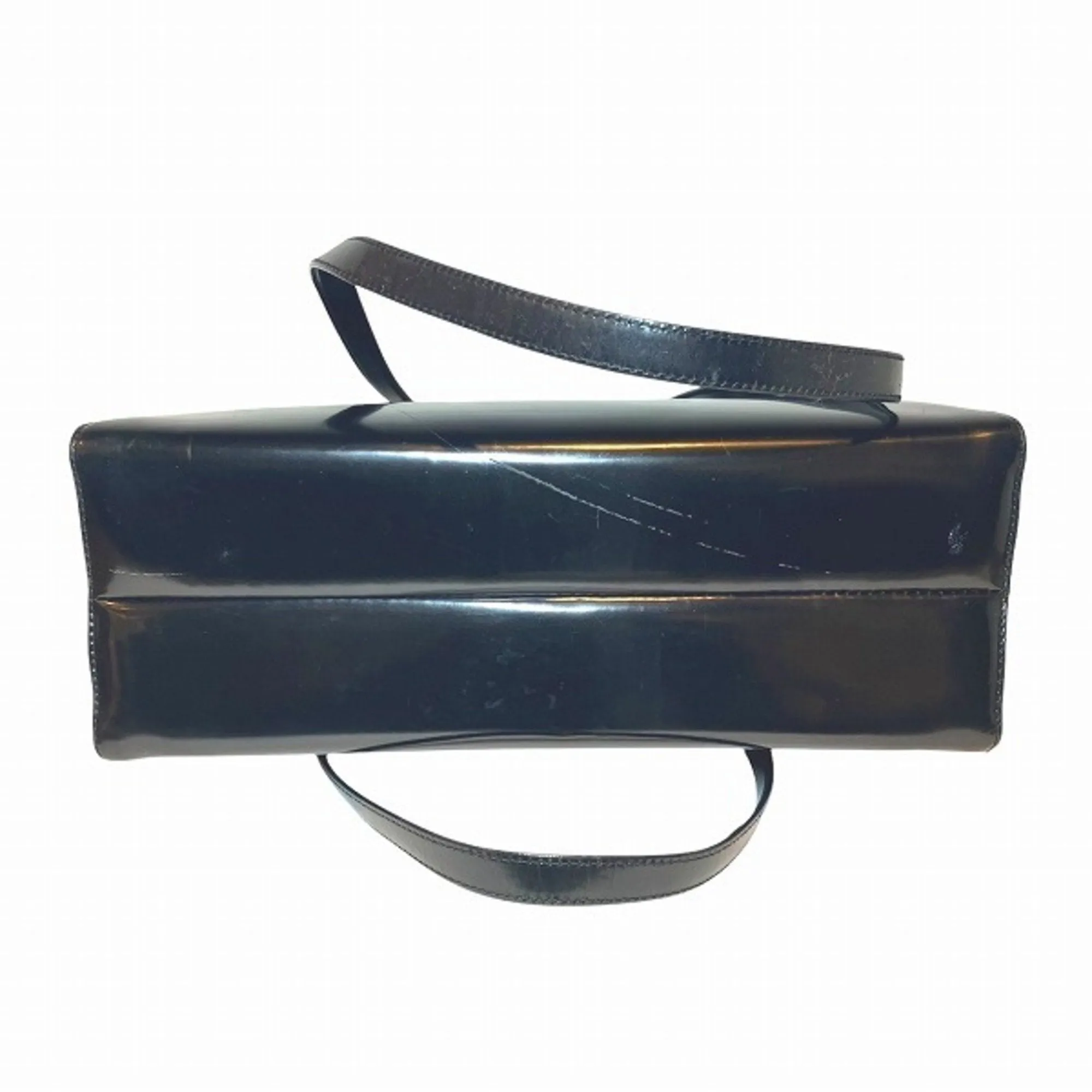 Salvatore Ferragamo Gancini  Leather Handbag Tote Bag (Pre-Owned)
